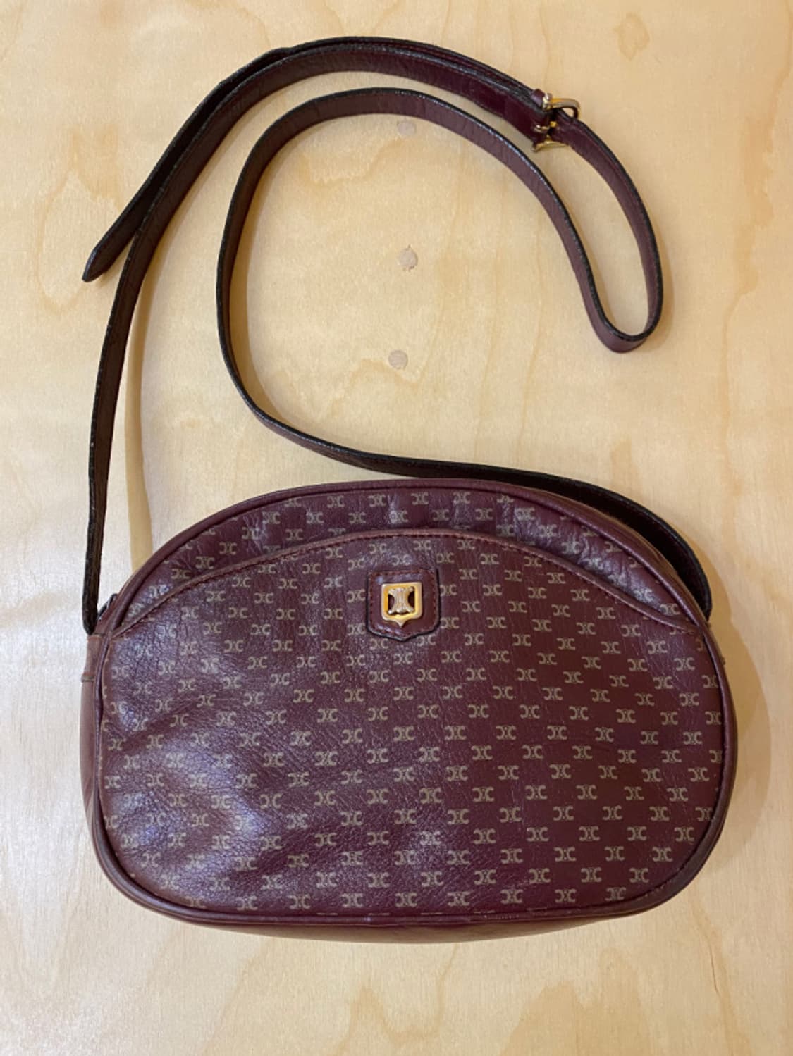 80s OLD CELINE mini cross bag 올드 셀린 상품이미지3