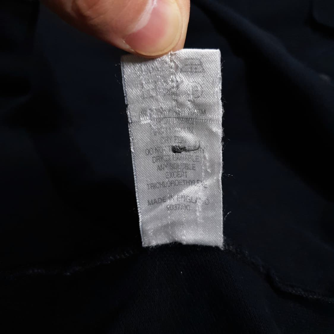 버버리 크레스트 기사 로고 노바체크 반팔 카라티 폴로 피케 셔츠 블랙 상품이미지9