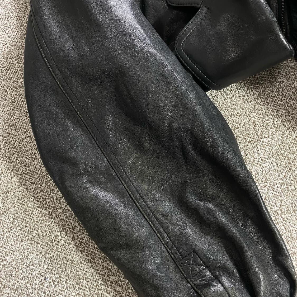이브 생 로랑 산양가죽 자켓  상품이미지5