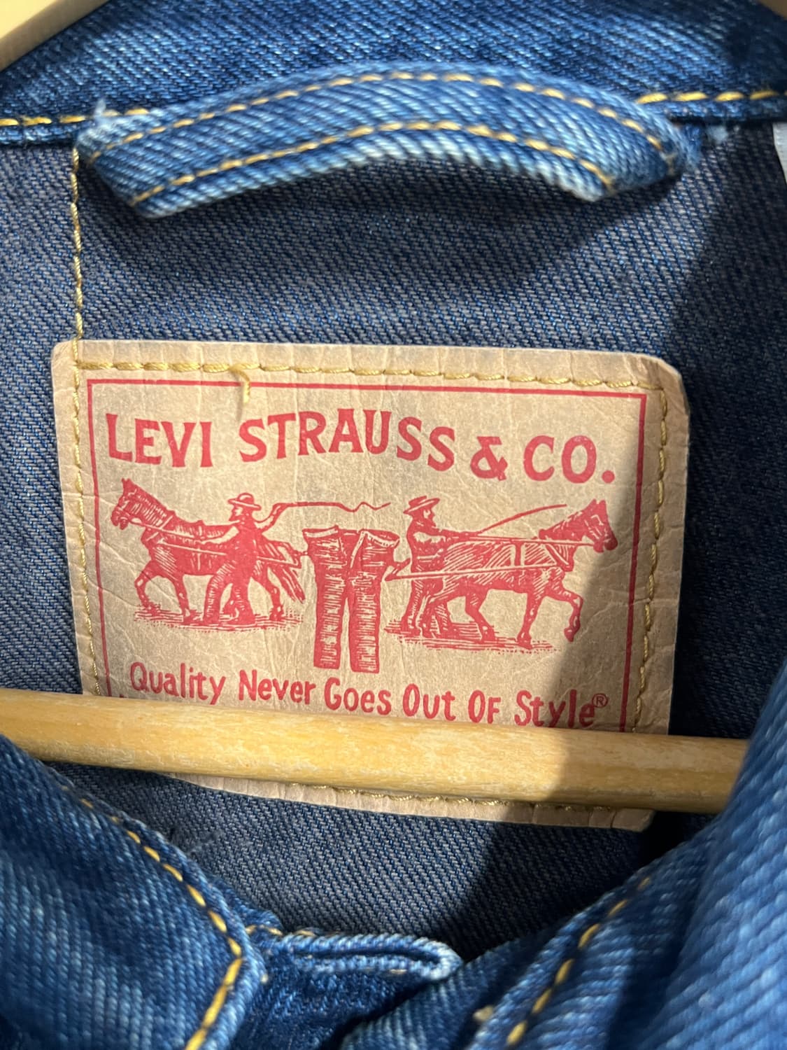 Levis 리바이스 Type1 아이코닉 데님 트러커 자켓 상품이미지5