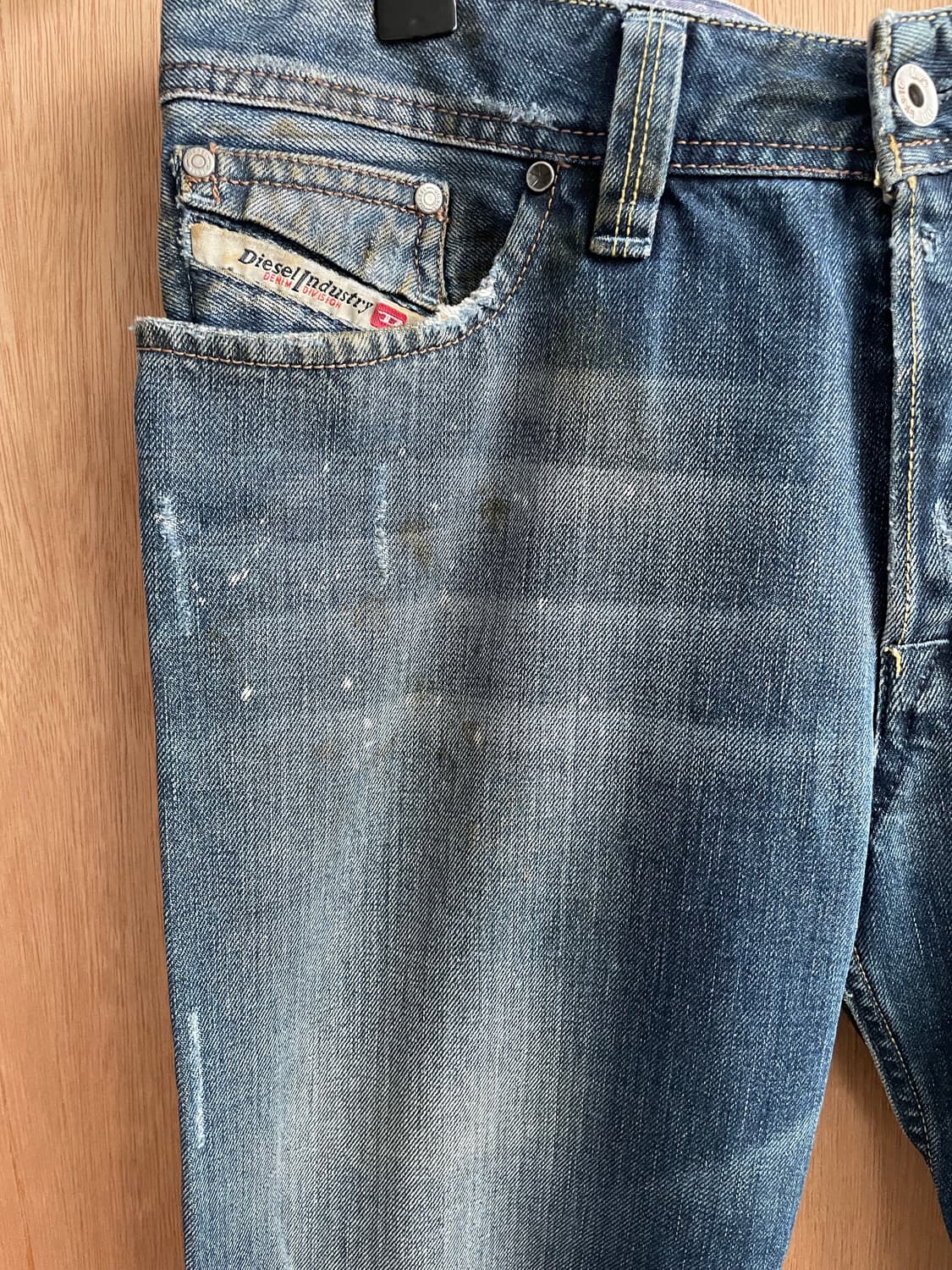 디젤 더티워싱 플레어 데님 팬츠 상품이미지4