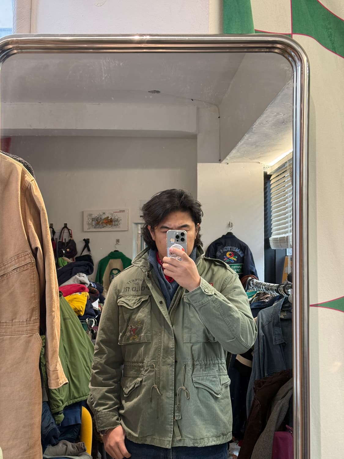 폴로 랄프 로렌 RL023 루나 뉴 이어 필드 자켓 XL 상품이미지9