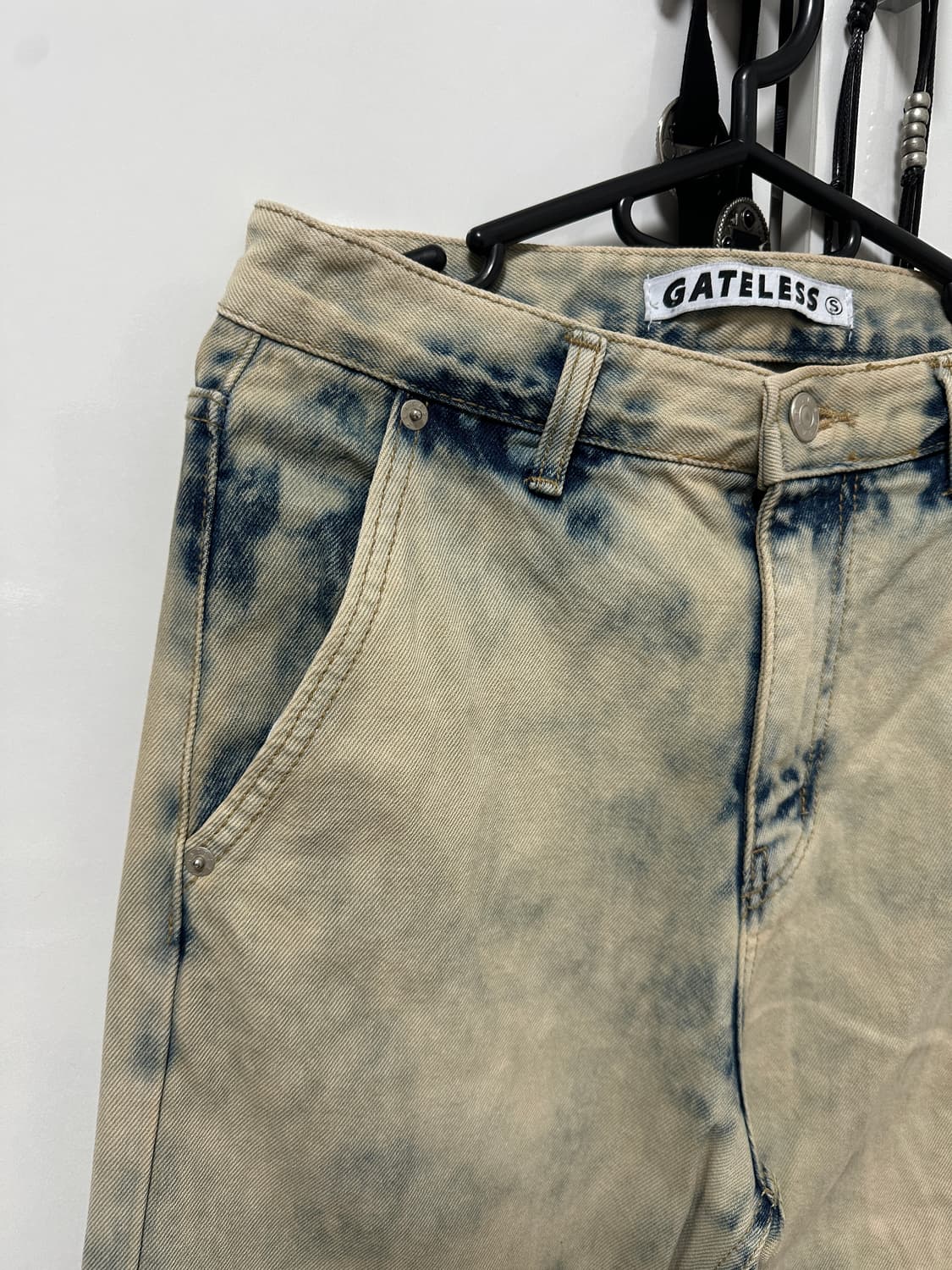 나염 핀턱 데님 팬츠 상품이미지3