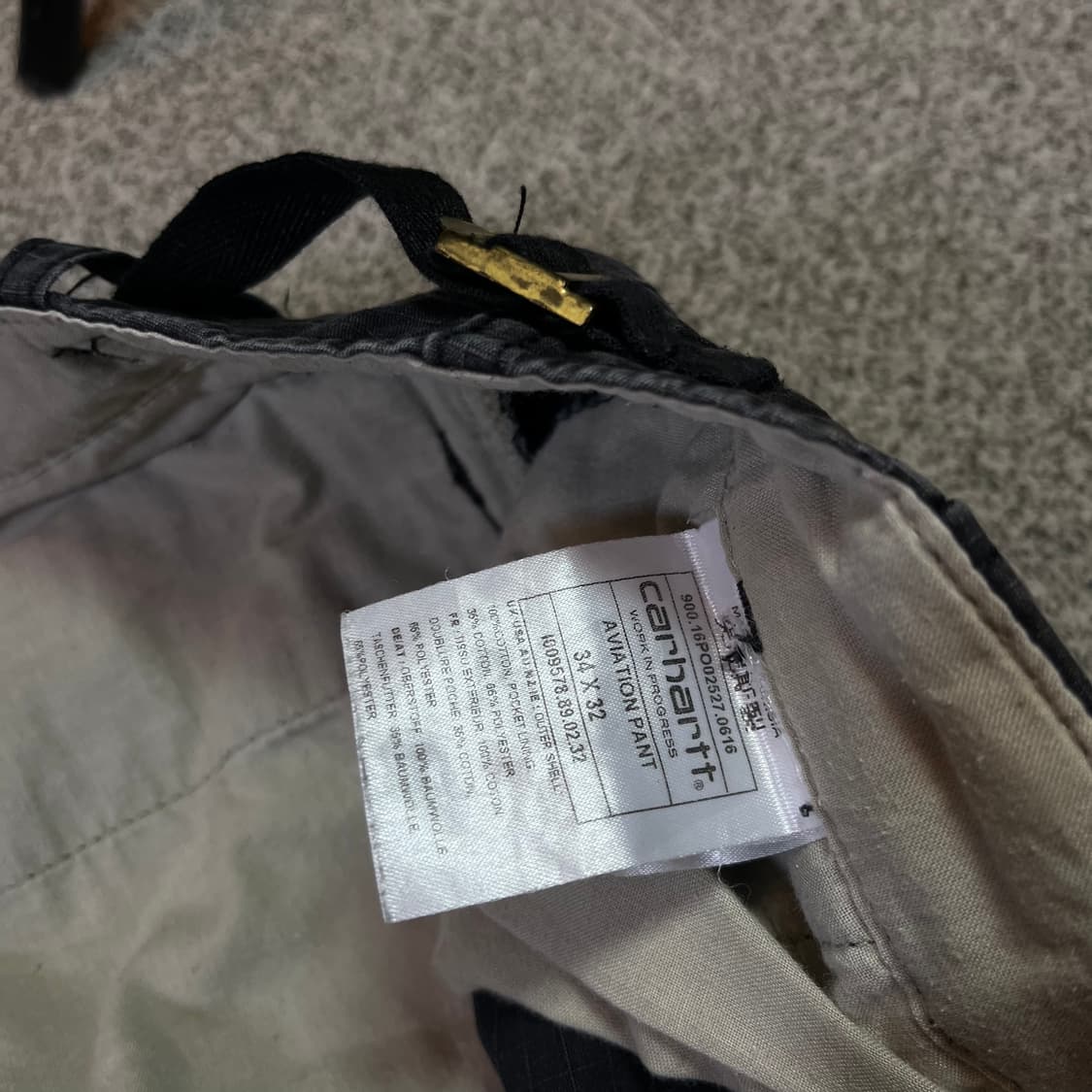 칼하트 워크 카고 팬츠 상품이미지6