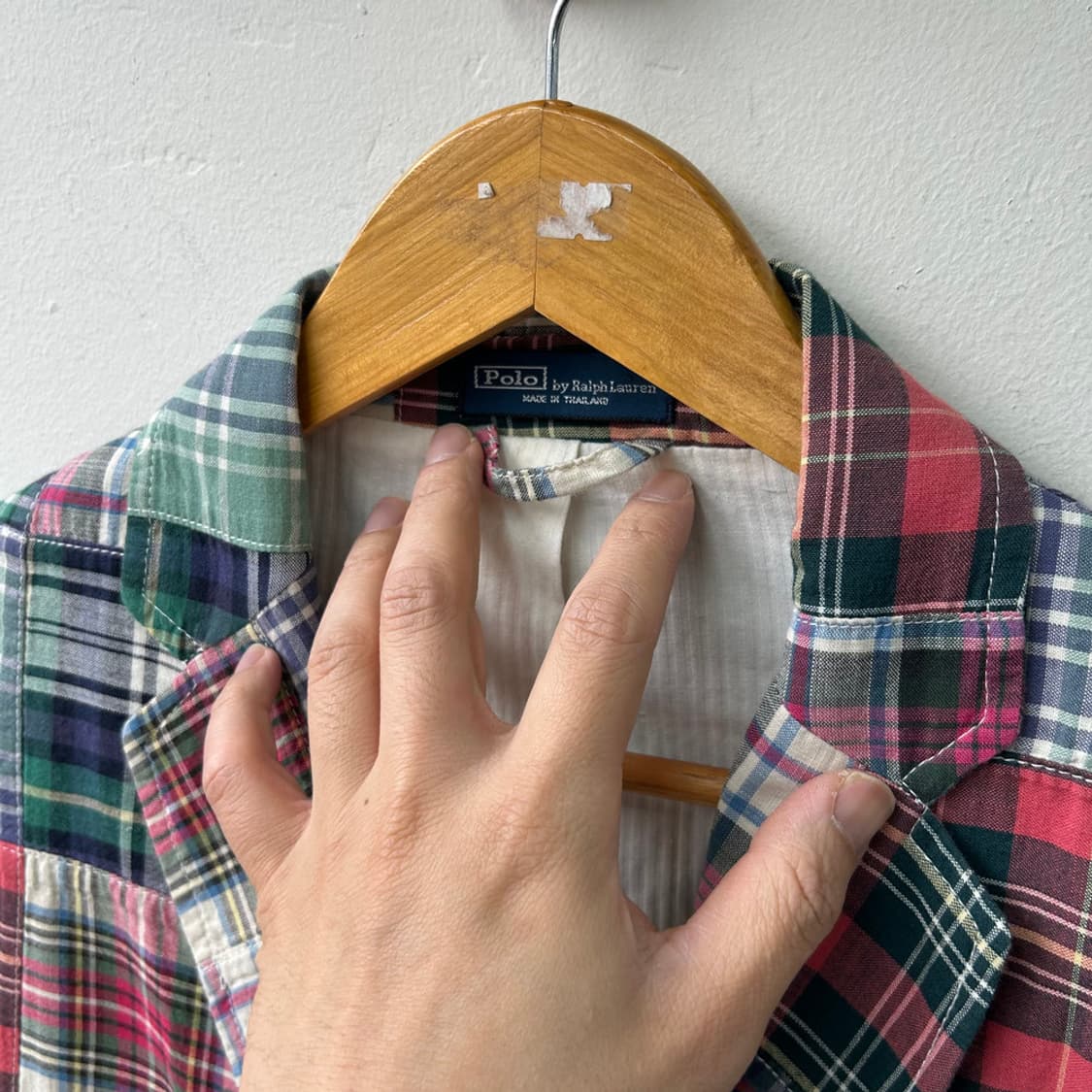 16491 - 폴로 랄프로렌 패치워크 마드라스 자켓 (42R) 상품이미지3