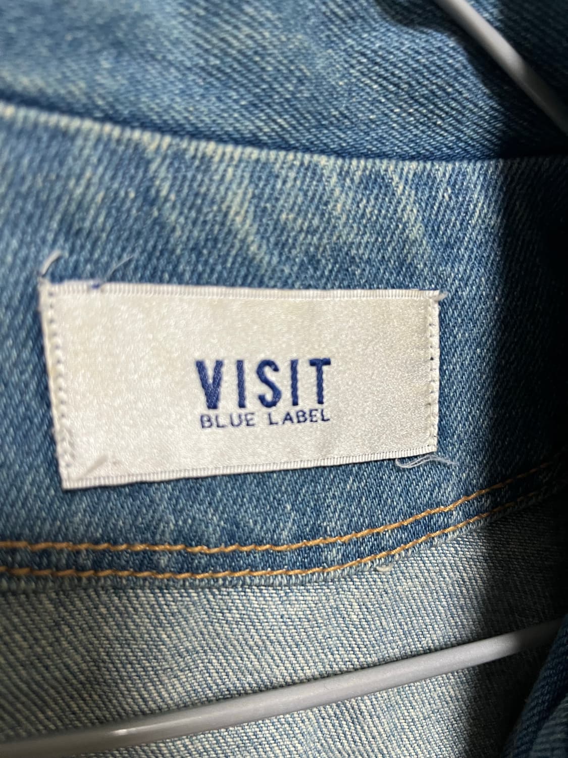VISIT 데님 블루종 자켓 상품이미지4