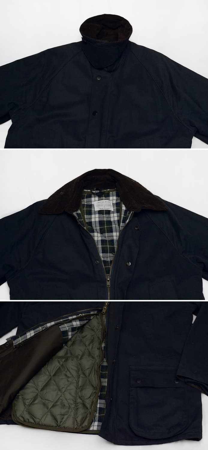 솔리드블루 왁스 자켓+다운 조끼 라이너 세트 (50 / 100-105) 상품이미지4