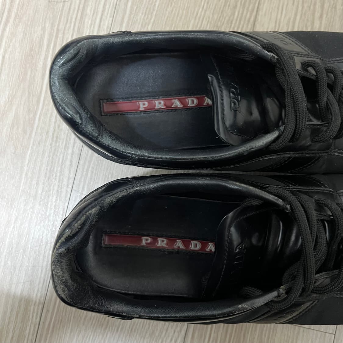 [eu38,240-245] 프라다 신발 블랙 상품이미지4