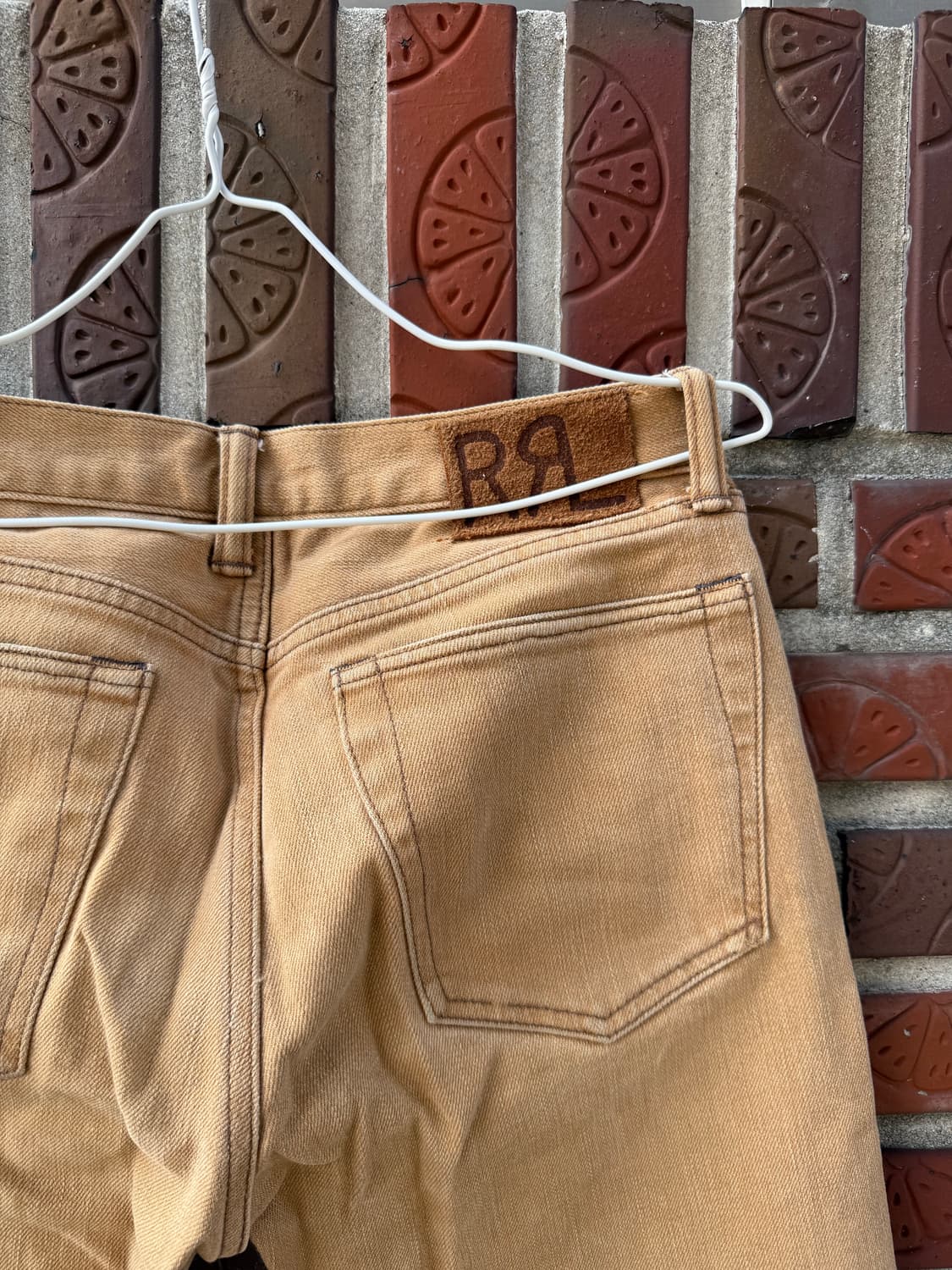 RRL 더블알엘 스트레치 스키니핏 팬츠 (카멜 컬러 / 27) 상품이미지6