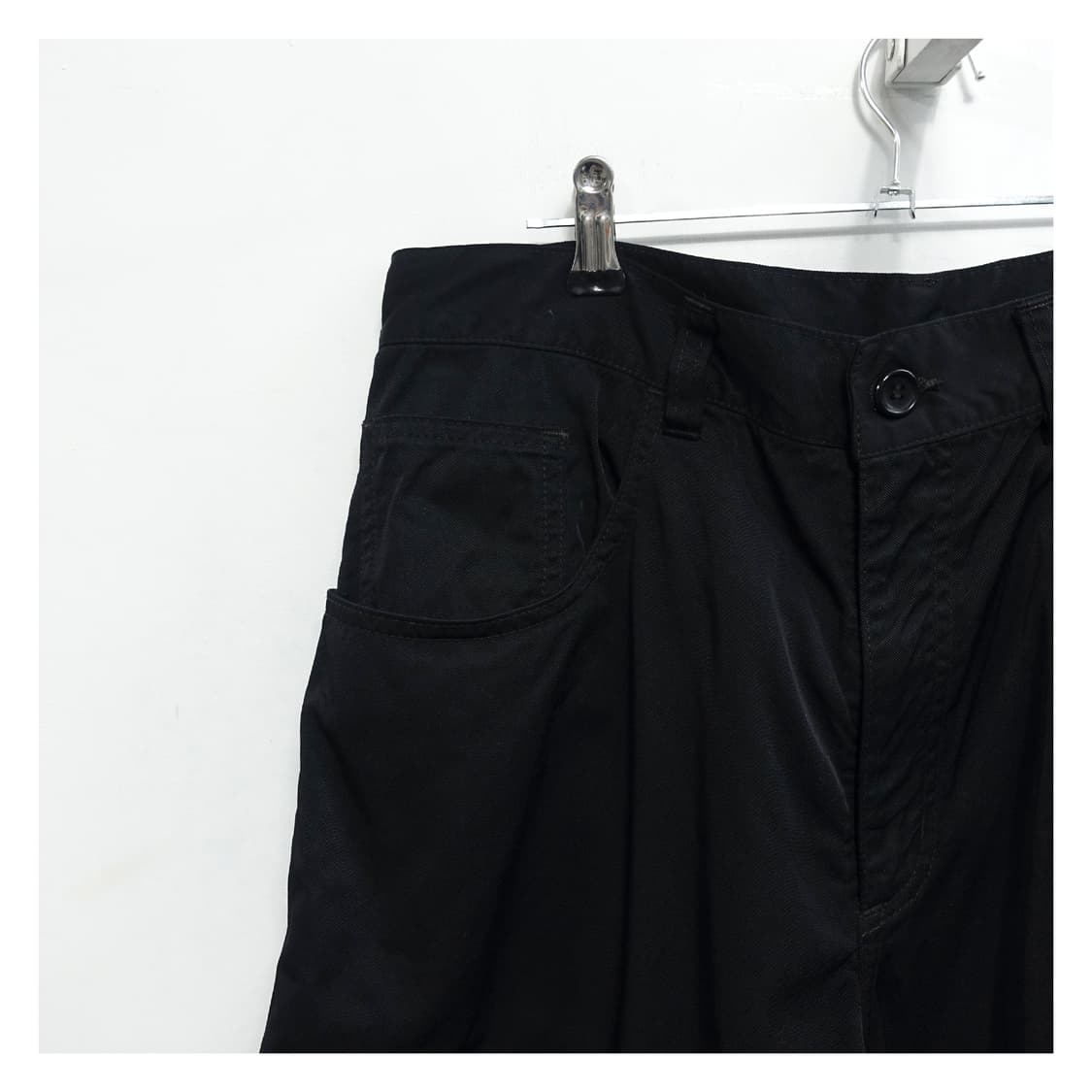 [M]COMMEDESGARCONS 꼼데가르송 옴므 가먼트다잉 나일론 팬츠 상품이미지6