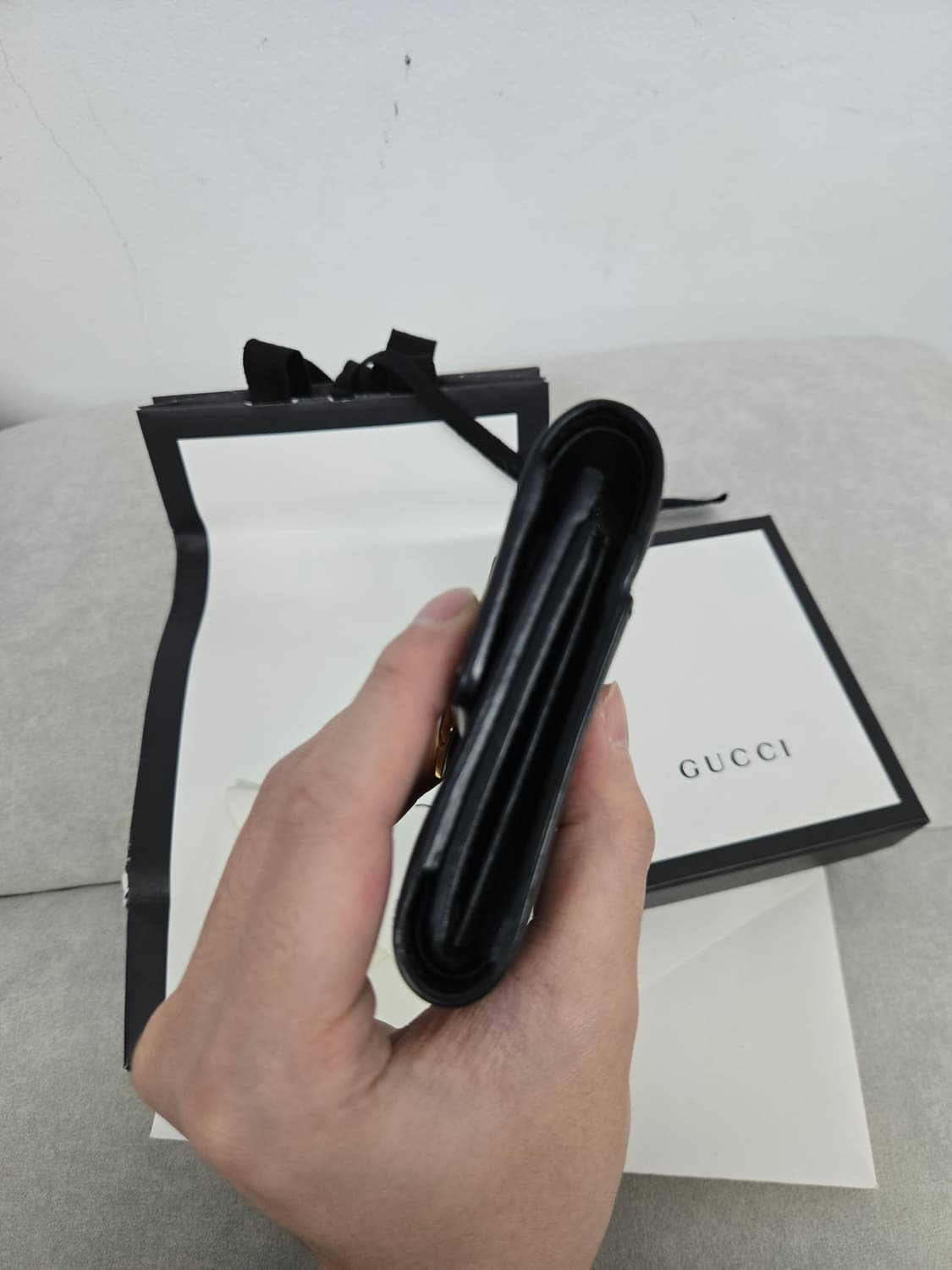 [보증서 정품]구찌 실비 삼단지갑 상품이미지4