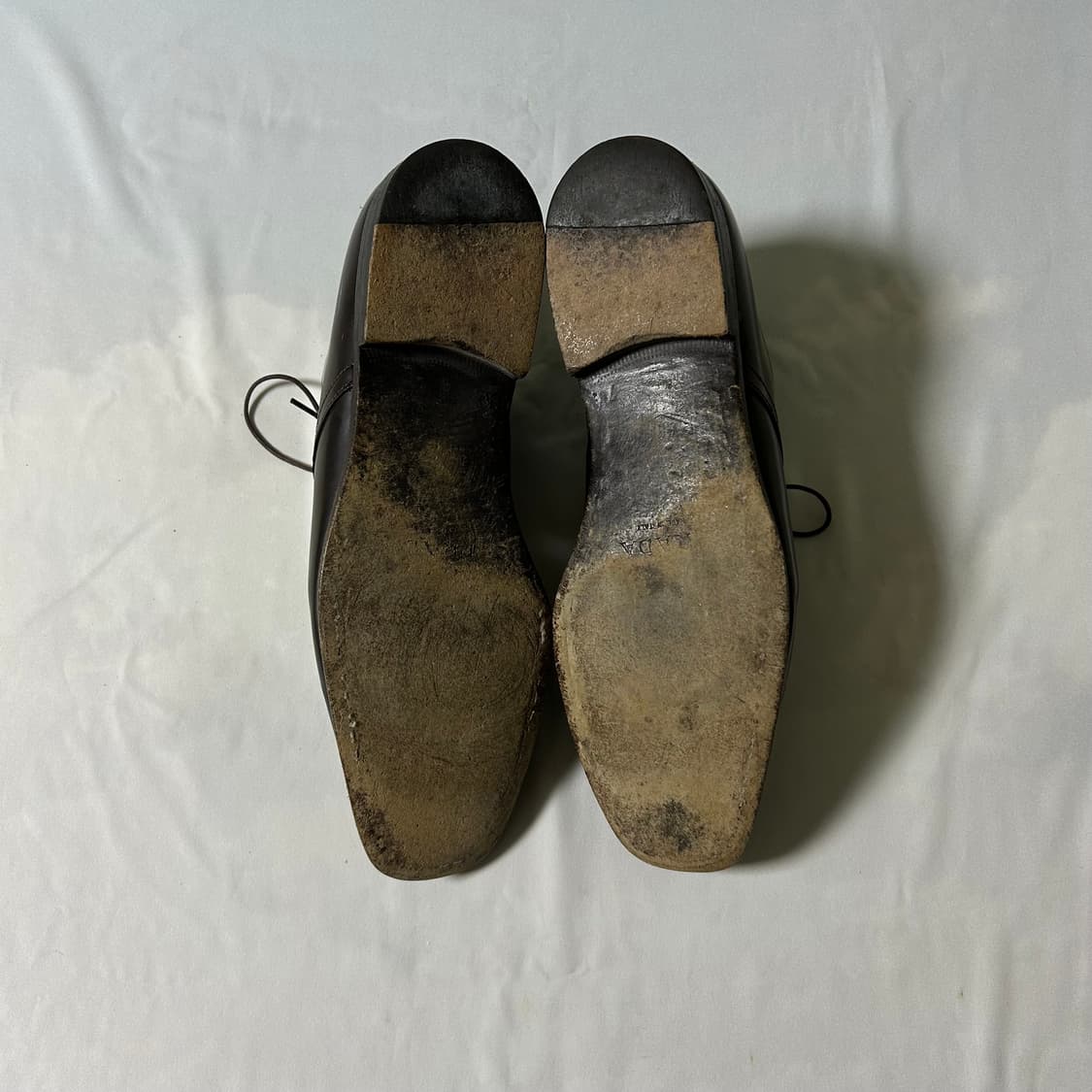 Prada semi square toe derby shoes 상품이미지5