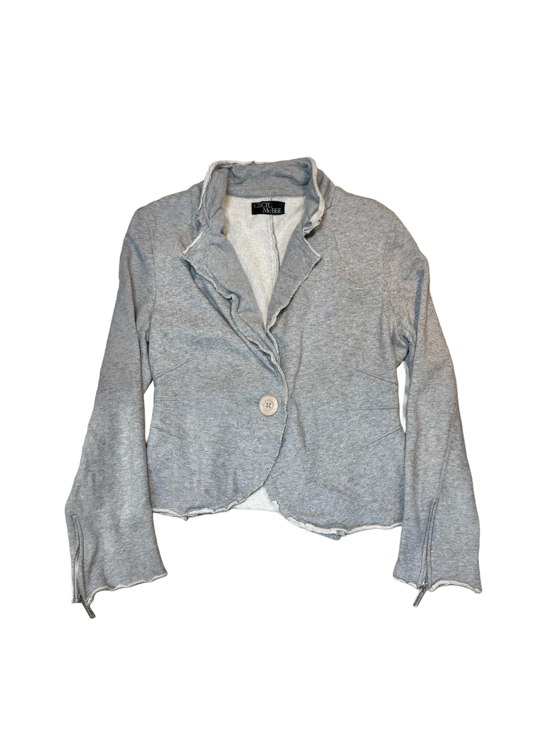 세실맥비 그레이 코튼 자켓 상품이미지3