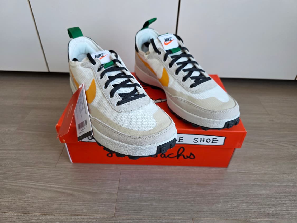 [W265] 나이키x톰 삭스 제너럴 퍼포즈 슈 파인 그린 유니버시티 골드 상품이미지1