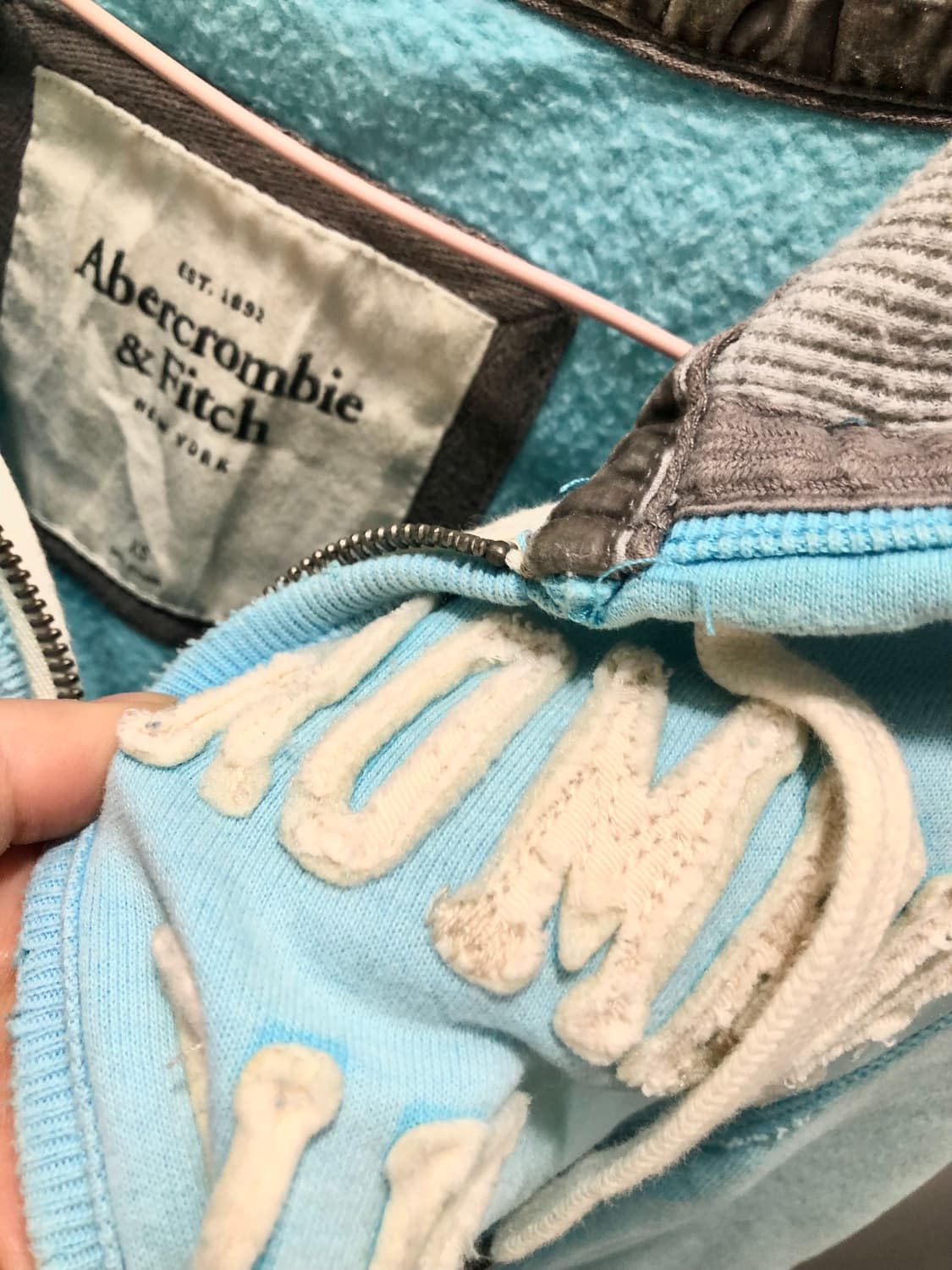 아베크롬비 여리딱붙  투웨이-후드집업(xs) 상품이미지5