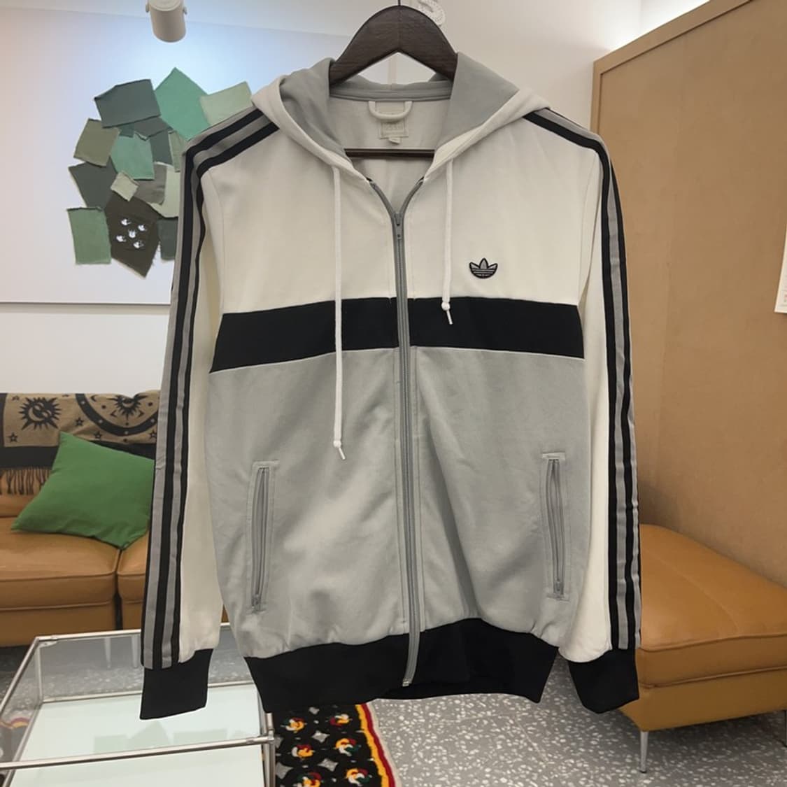 아디다스 대장급 희귀 파이어버드 오레오 져지 집업 95 C08521 상품이미지3