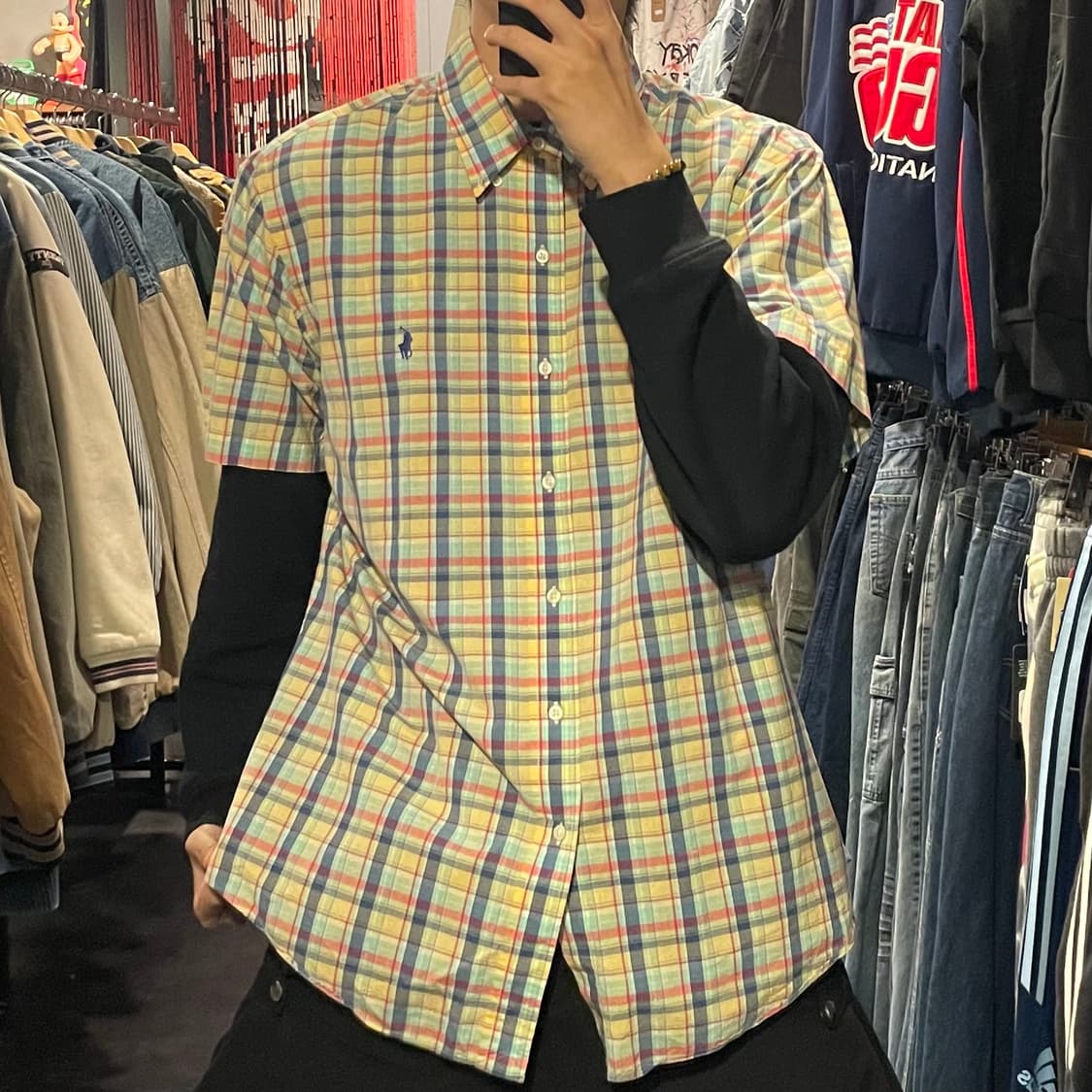 [IM] polo 폴로 체크 반팔셔츠 상품이미지2