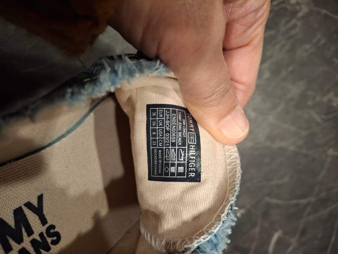 (마지막특가) 타미힐피거 데님 스니커즈 235 상품이미지6