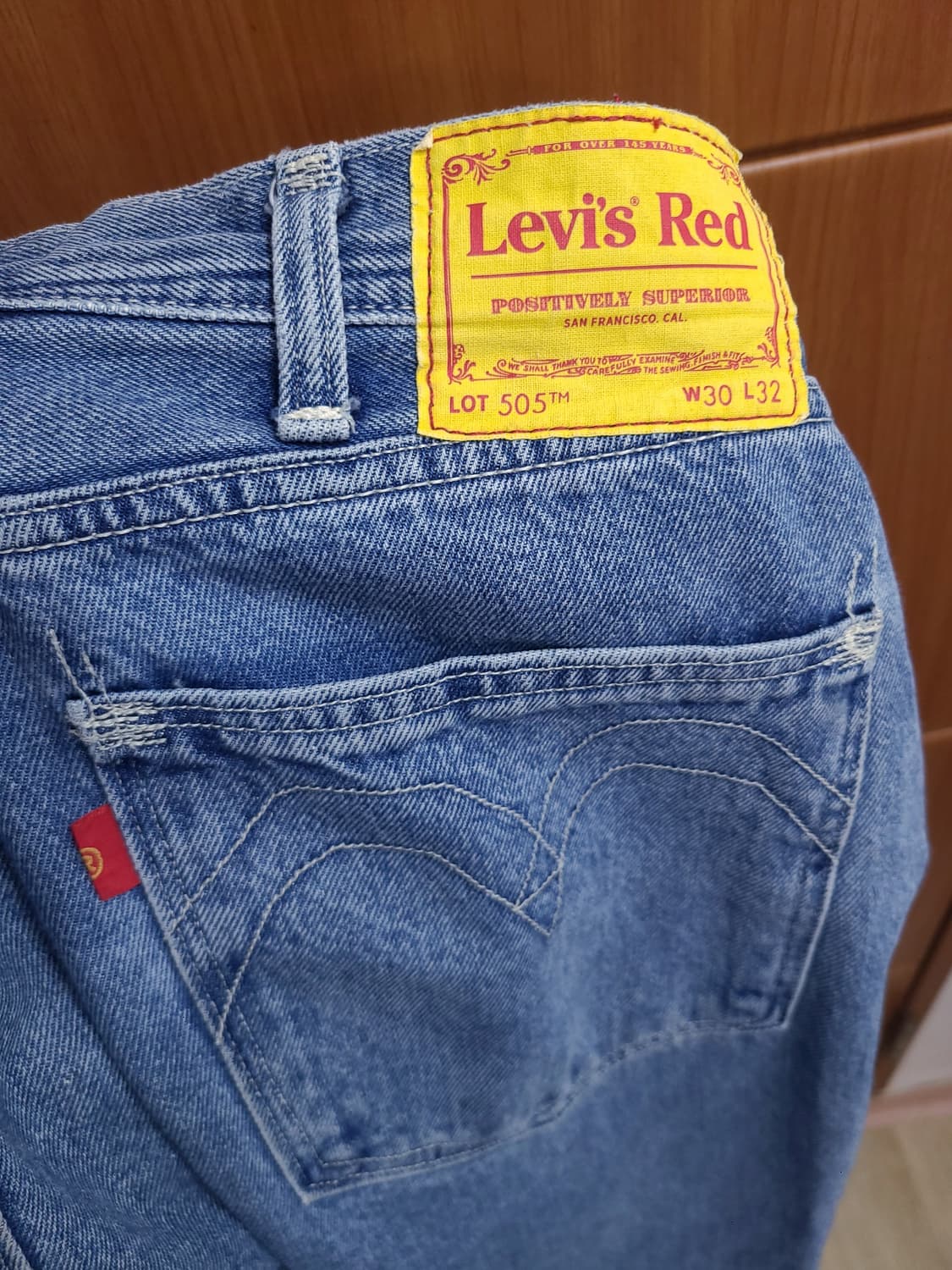 리바이스 505 레드탭 연청 상품이미지5