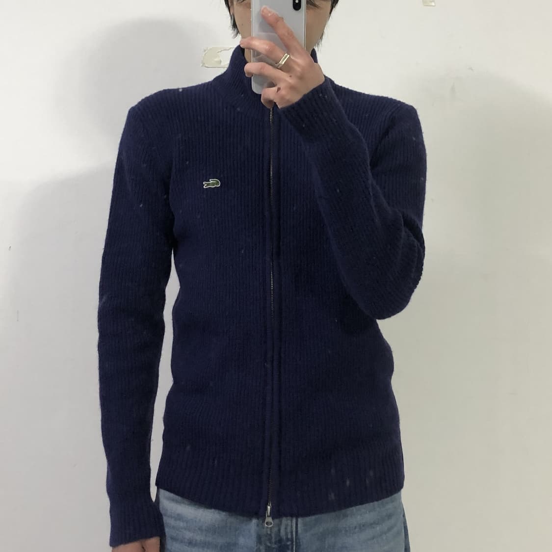 라코스테 니트 집업 상품이미지3
