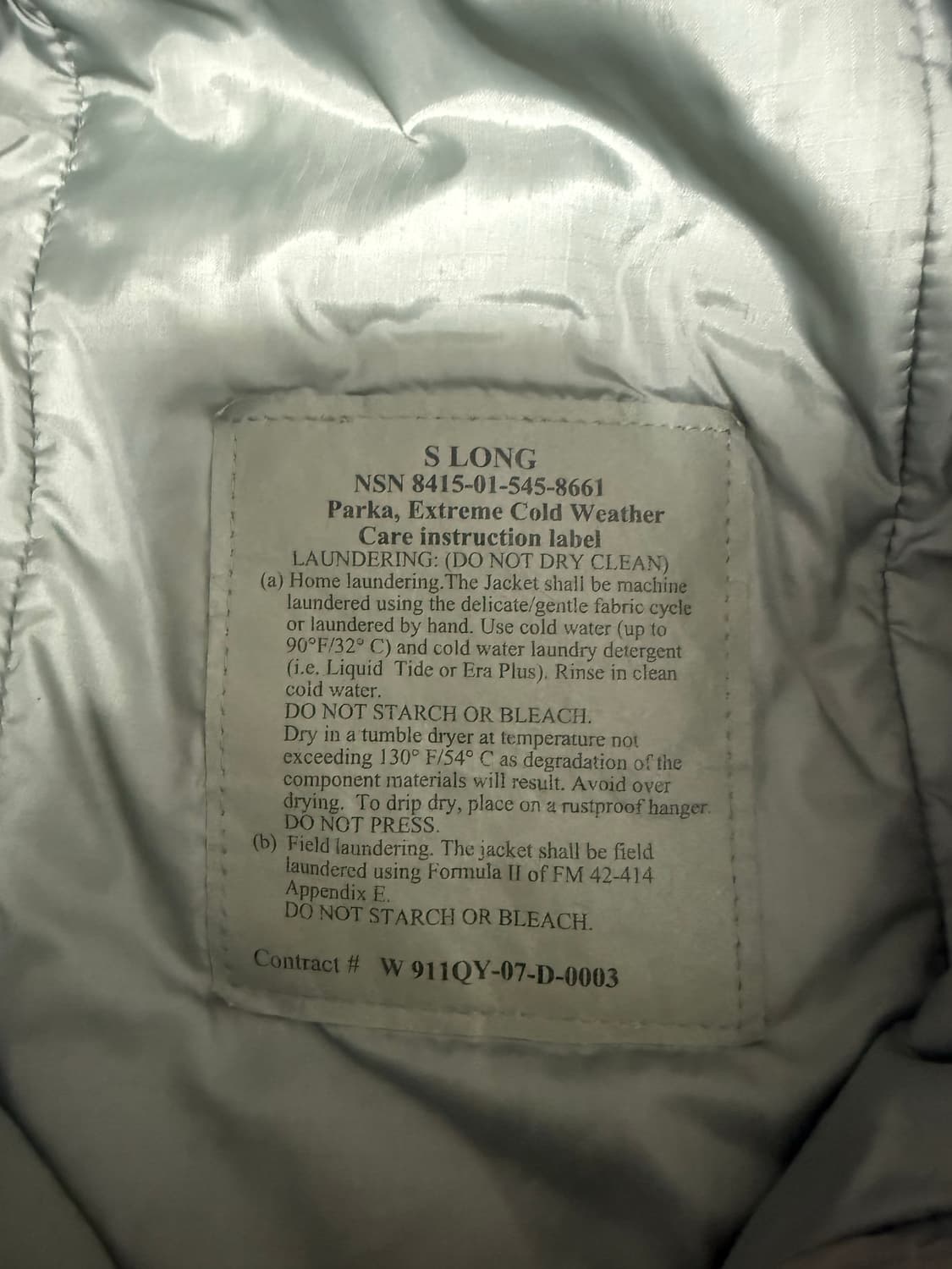 프리마로프트 레벨7 파카 상품이미지3