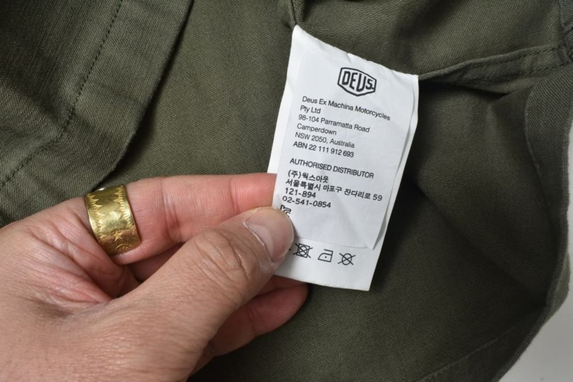 데우스 엑스 마키나 밀리터리 셔츠 N1124  상품이미지4