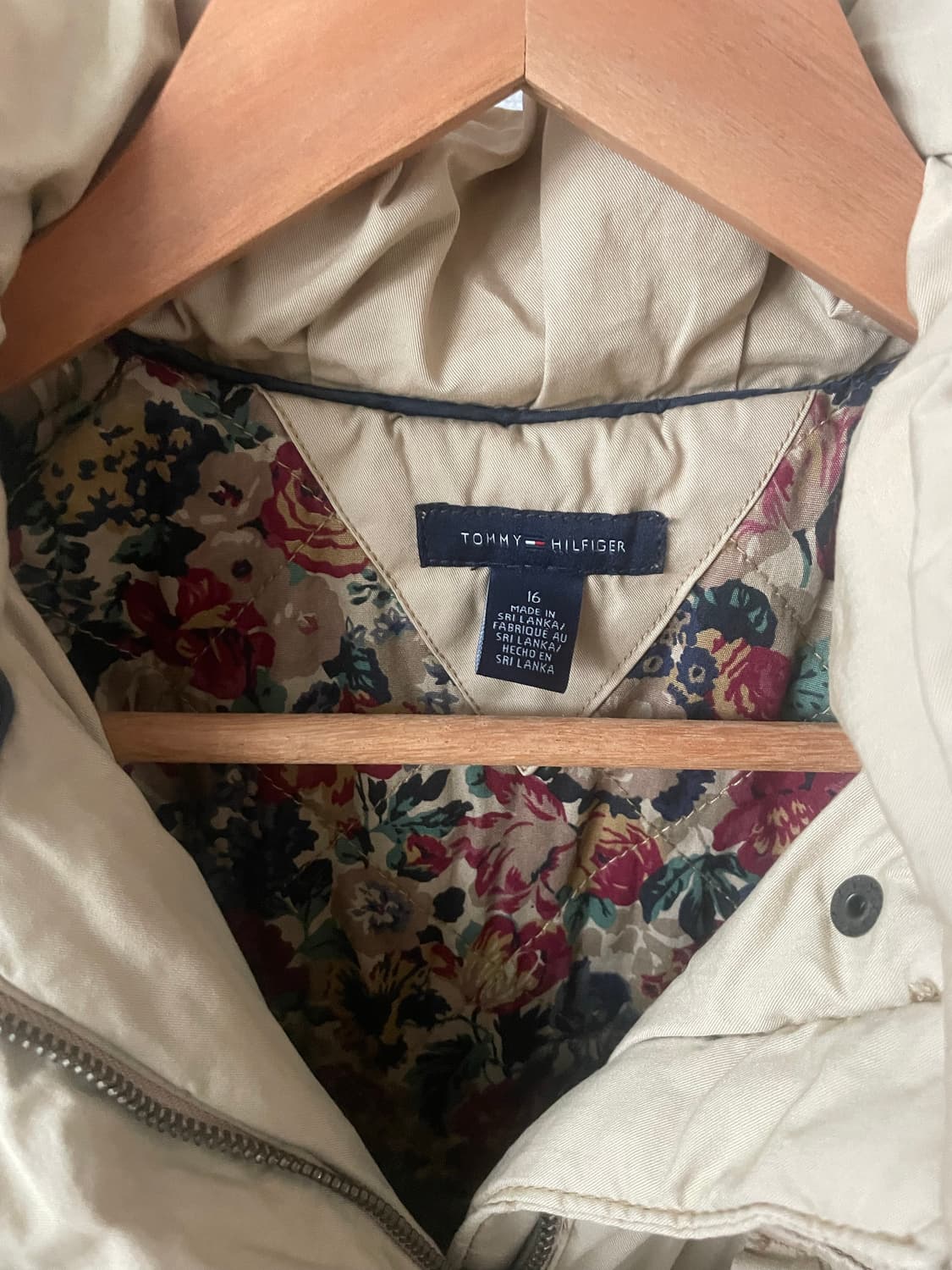 타미힐피거 코튼 로고 후드집업 누빔 자켓 상품이미지2