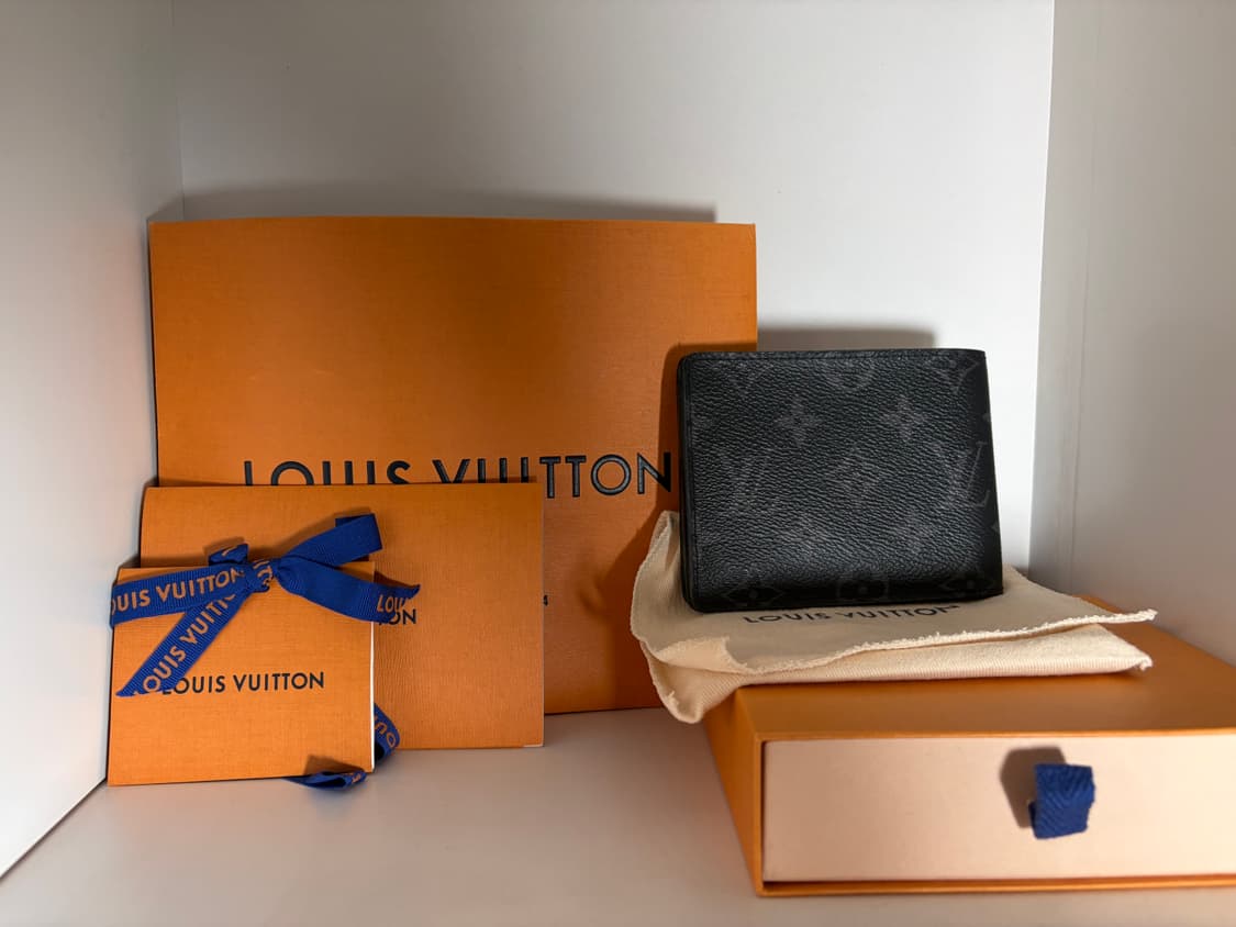 정품 루이비통 멀티플 월렛 반지갑 인보이스, 영수증 포함 풀박스 상품이미지1