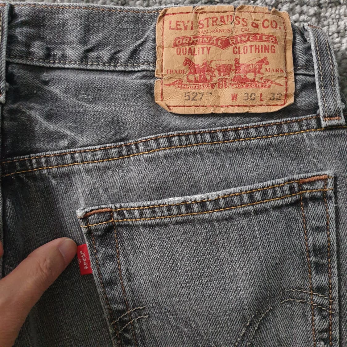 [무료배송] LEVIS 527 로우 부츠컷 데님 팬츠 상품이미지2