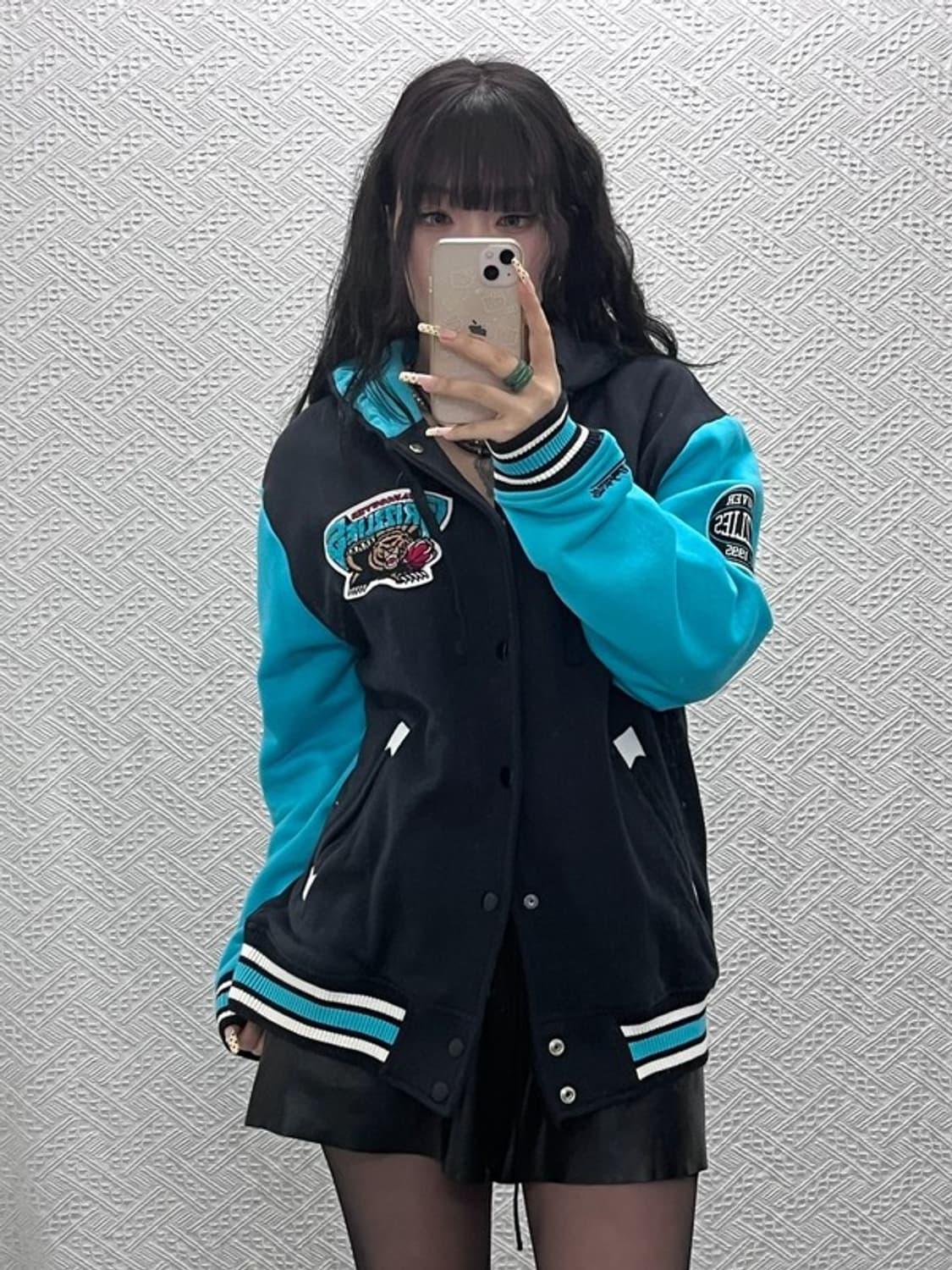 미첼엔네스 NBA 희귀 레트로 벤쿠버 그리즐리 바시티자켓 L C09983 상품이미지1