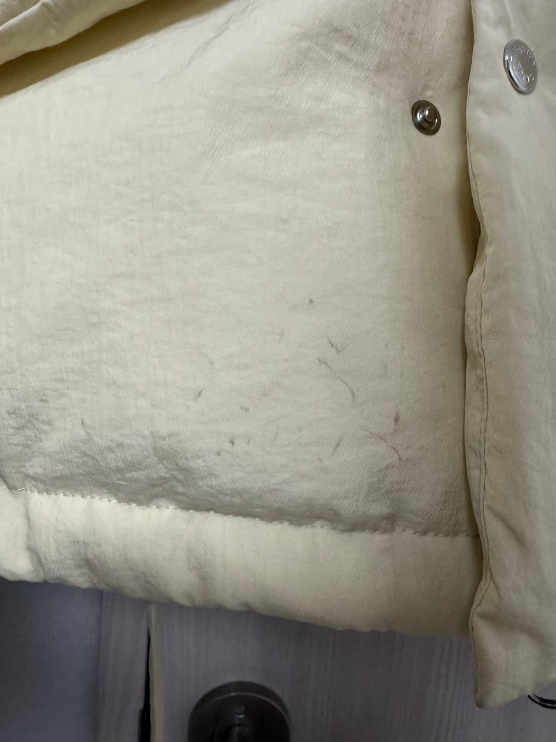 [세터] 컴포트 덕 다운 패딩 점퍼 리조트 아이보리 (L) 상품이미지6