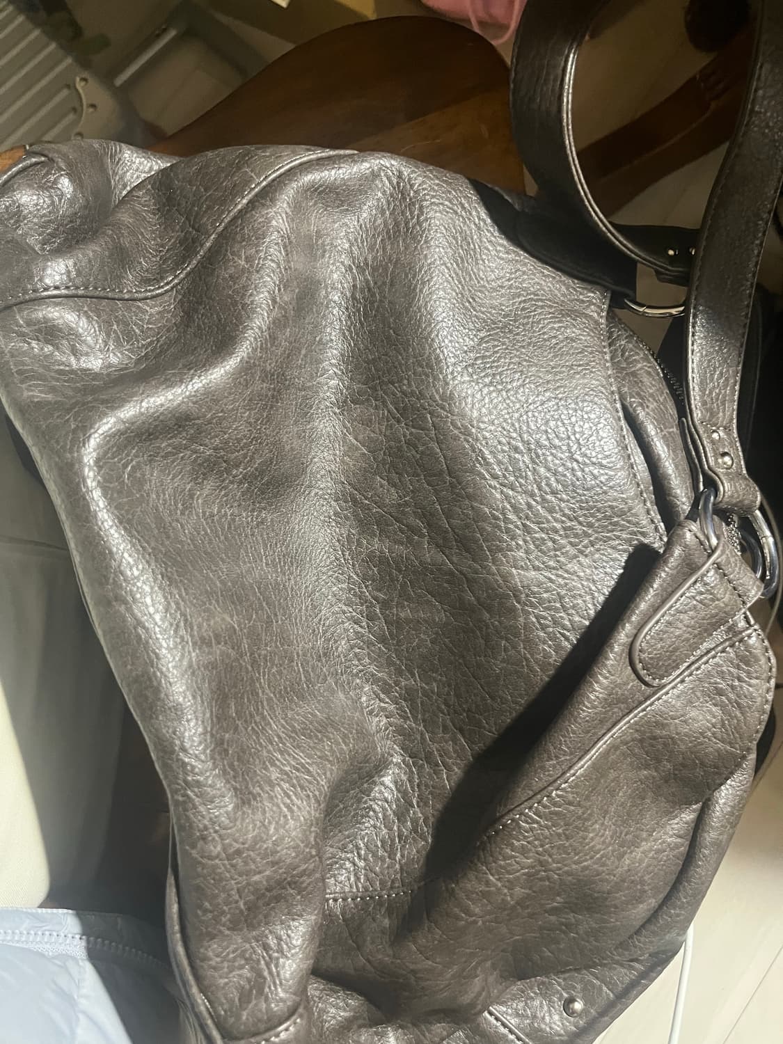 애즈온 보니타 빅백 브라운  상품이미지4