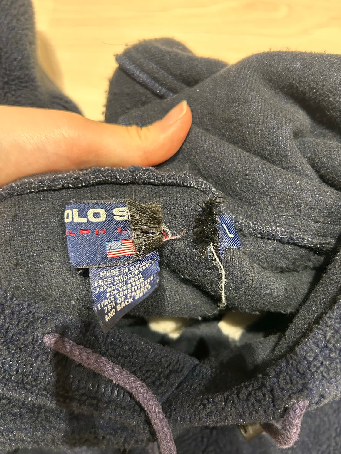 폴로스포츠 후리스 후드티 상품이미지4