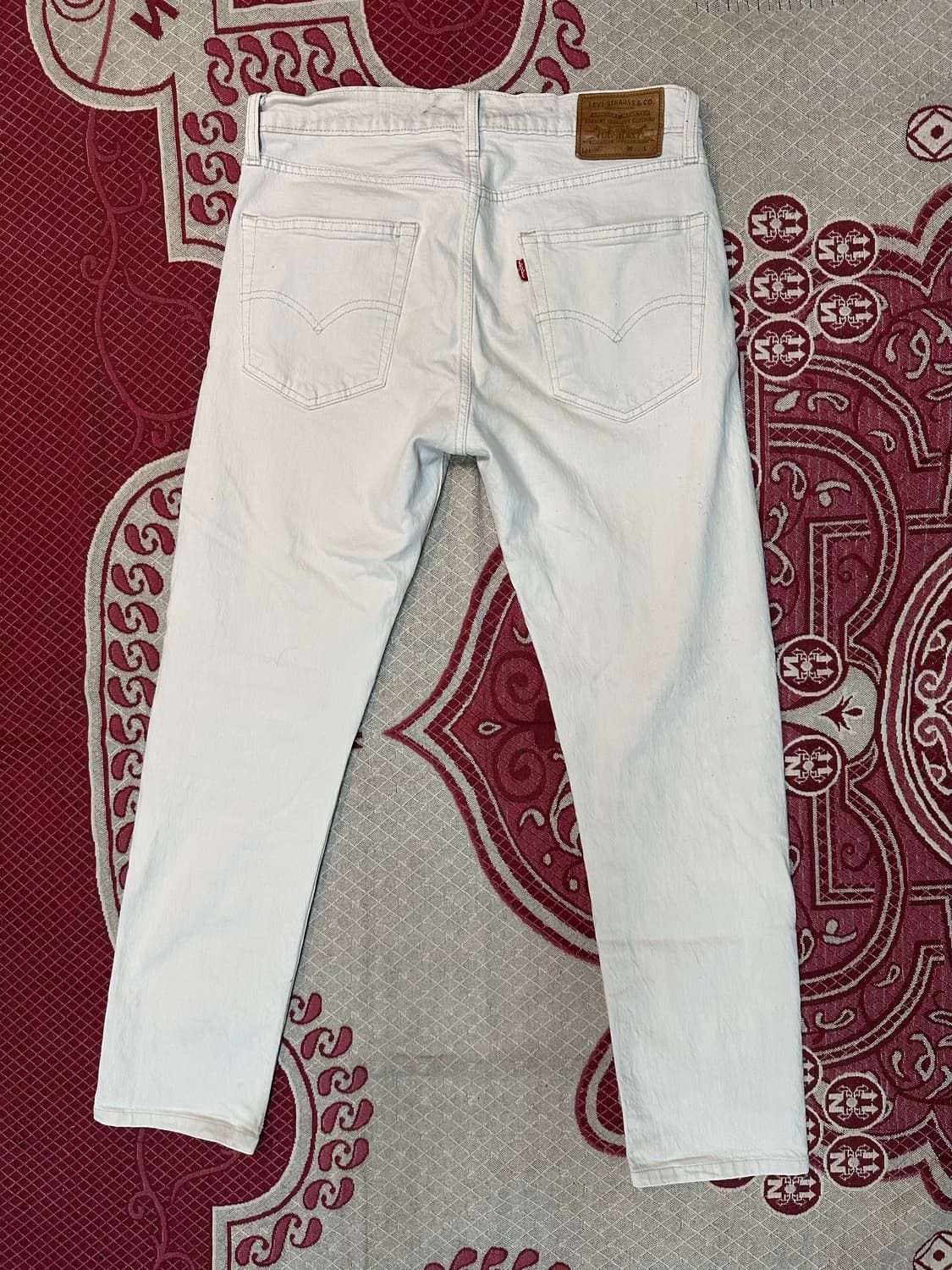 리바이스 502 화이트 데님 상품이미지2