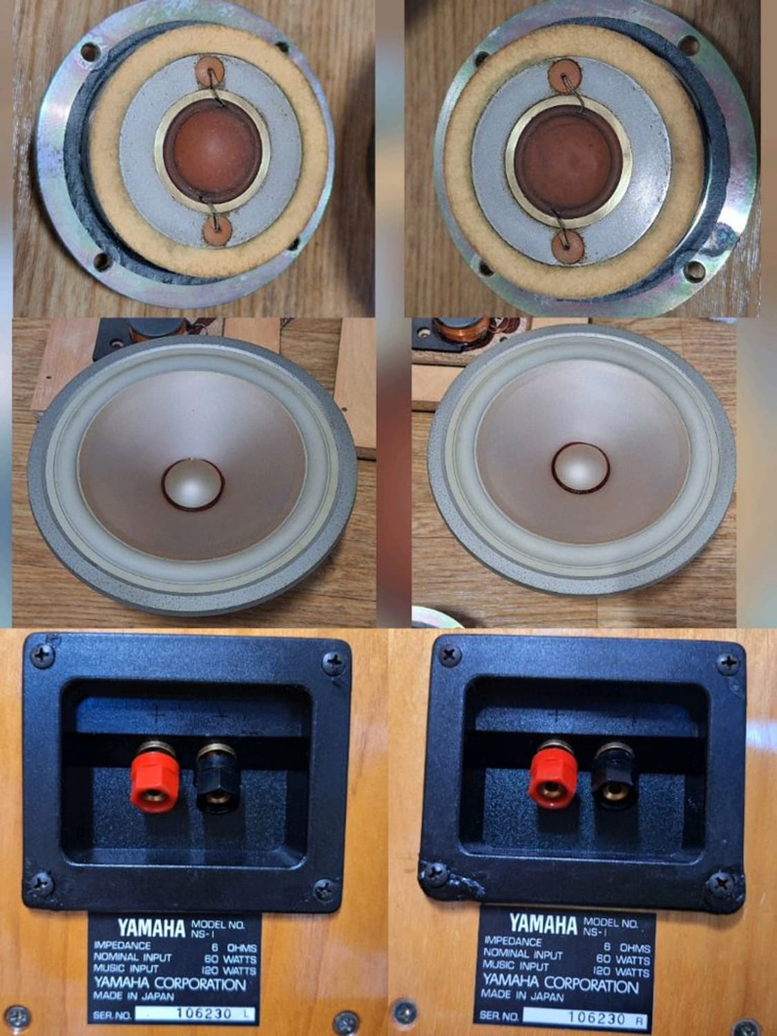 오버홀/야마하 NS-1 알리코 스피커 빈티지 레트로 인테리어 앤틱 오디오 상품이미지8