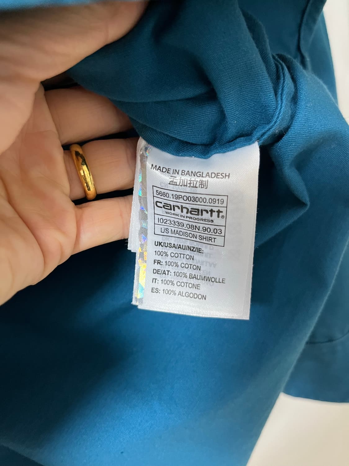칼하트 WIP 셔츠 상품이미지10