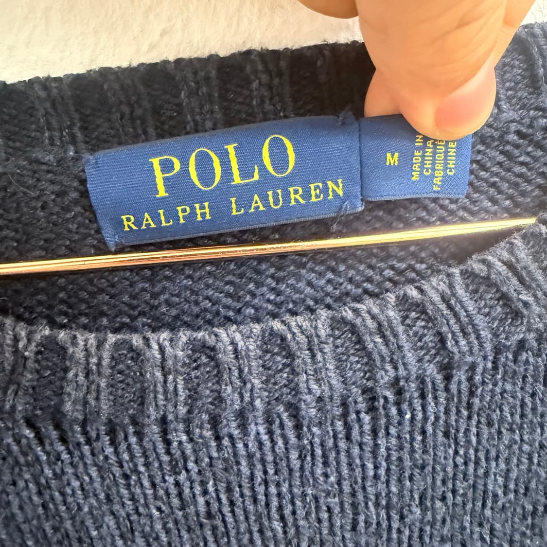 폴로 랄프로렌 프레피베어 네이비니트 M 상품이미지2