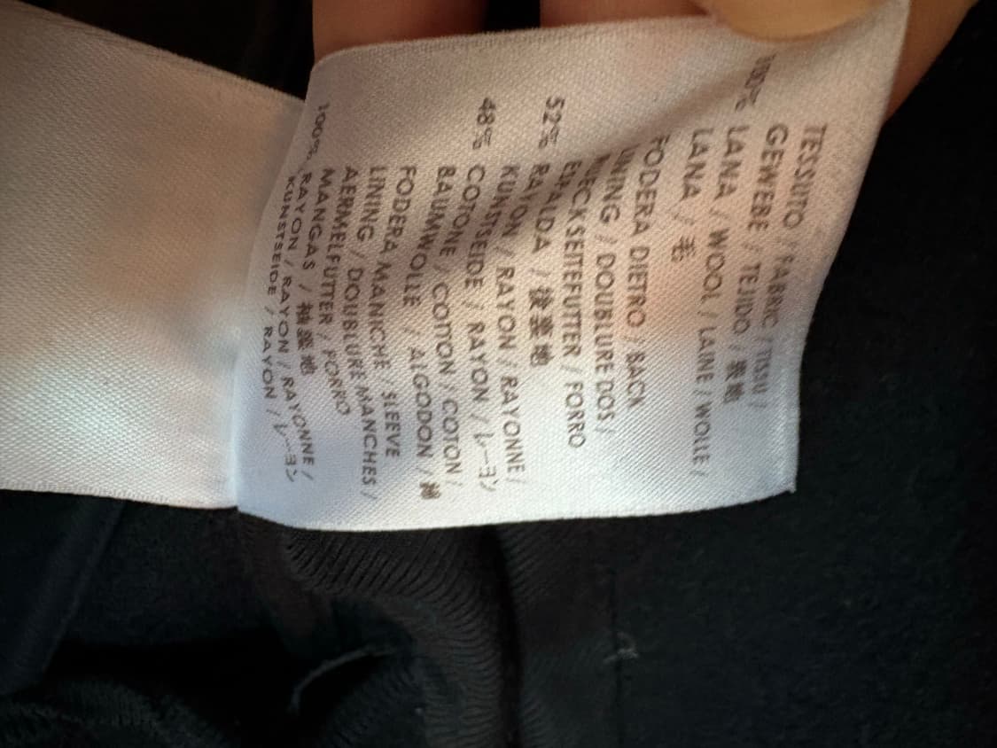 스텔라 맥카트니 블랙 롱 코트  상품이미지4