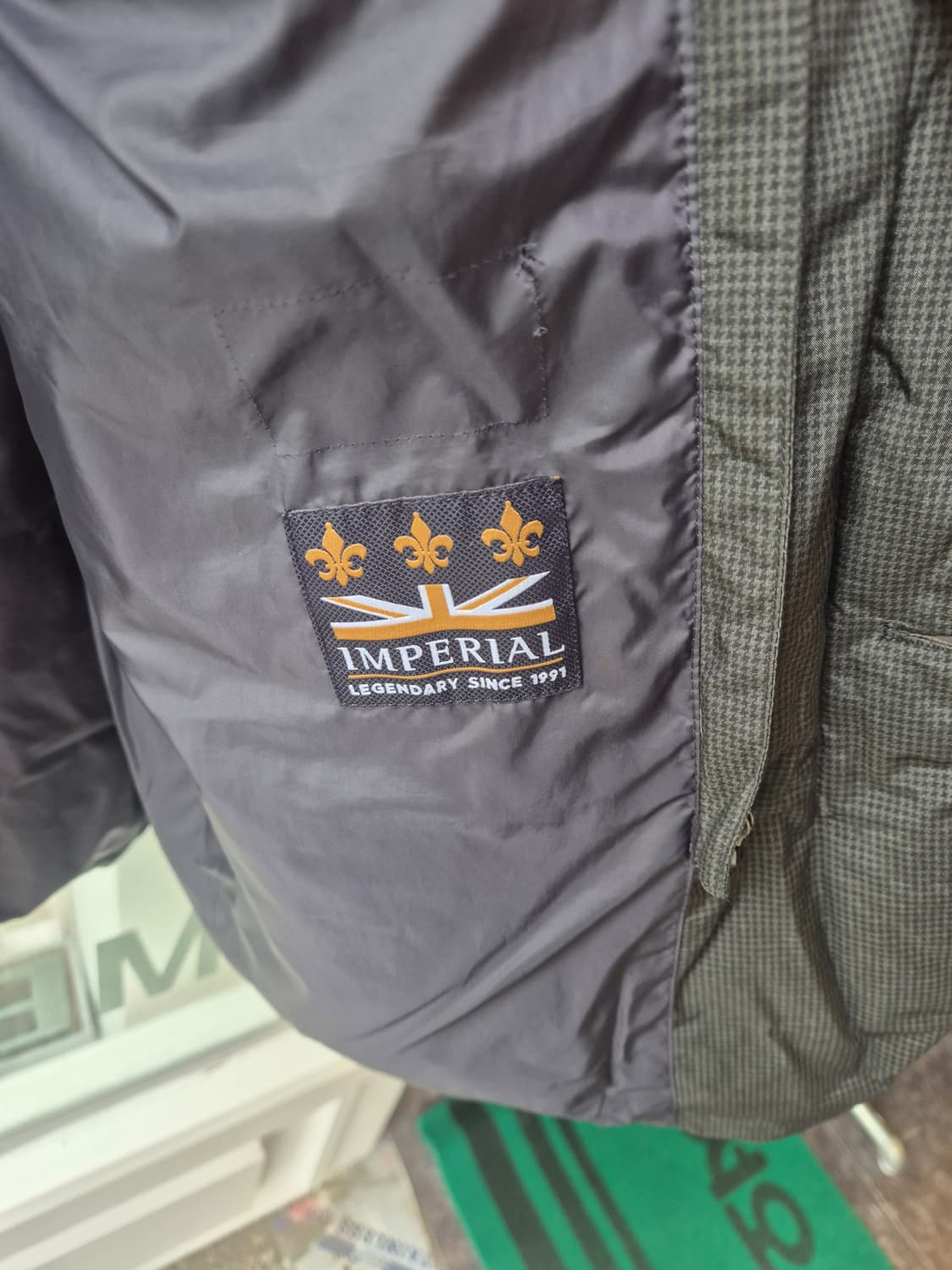 임페리얼 바둑이패턴 누빔패딩 사이즈 105 상품이미지2