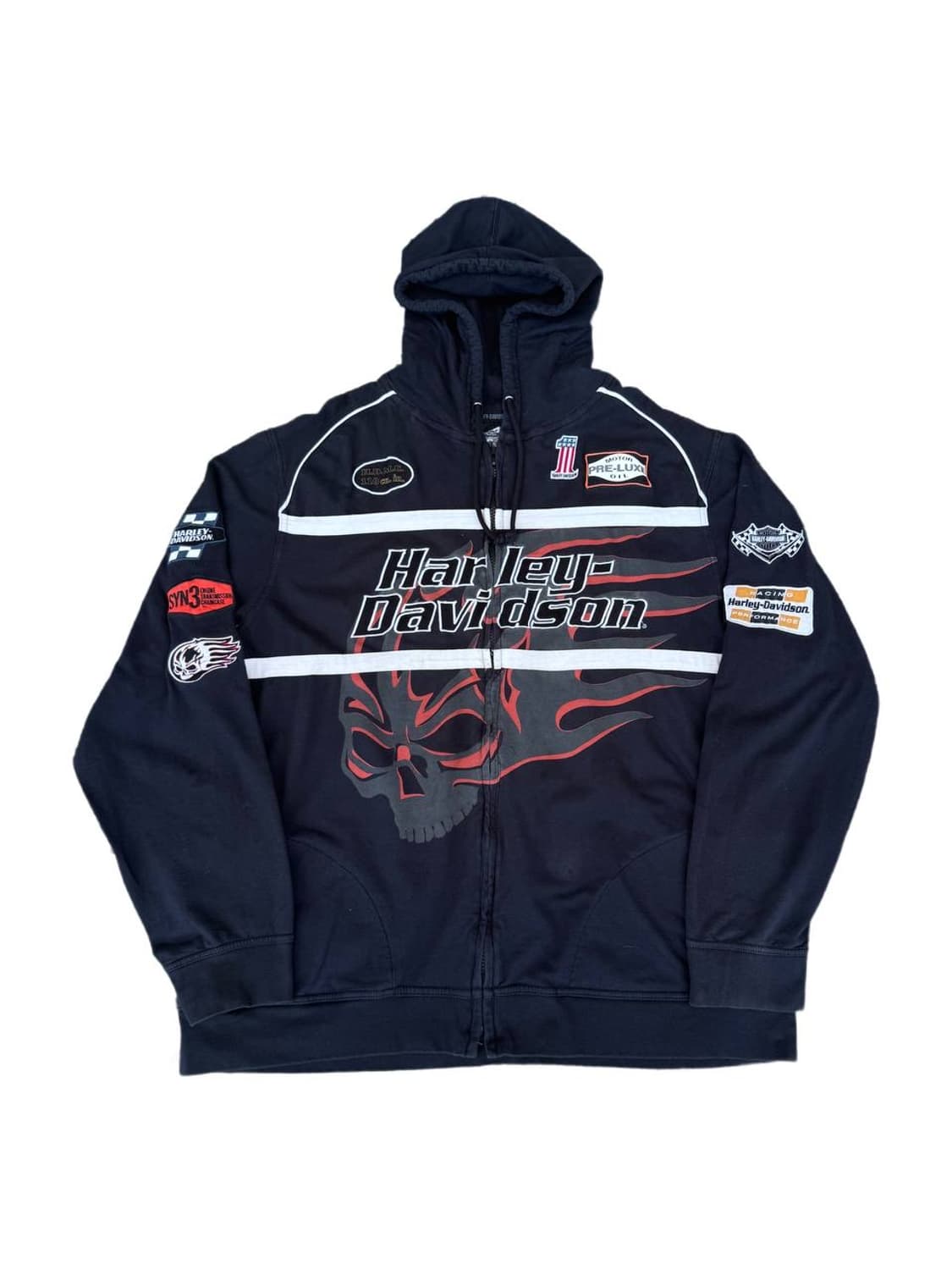 Harley Davidson patch cotton zip up  상품이미지1