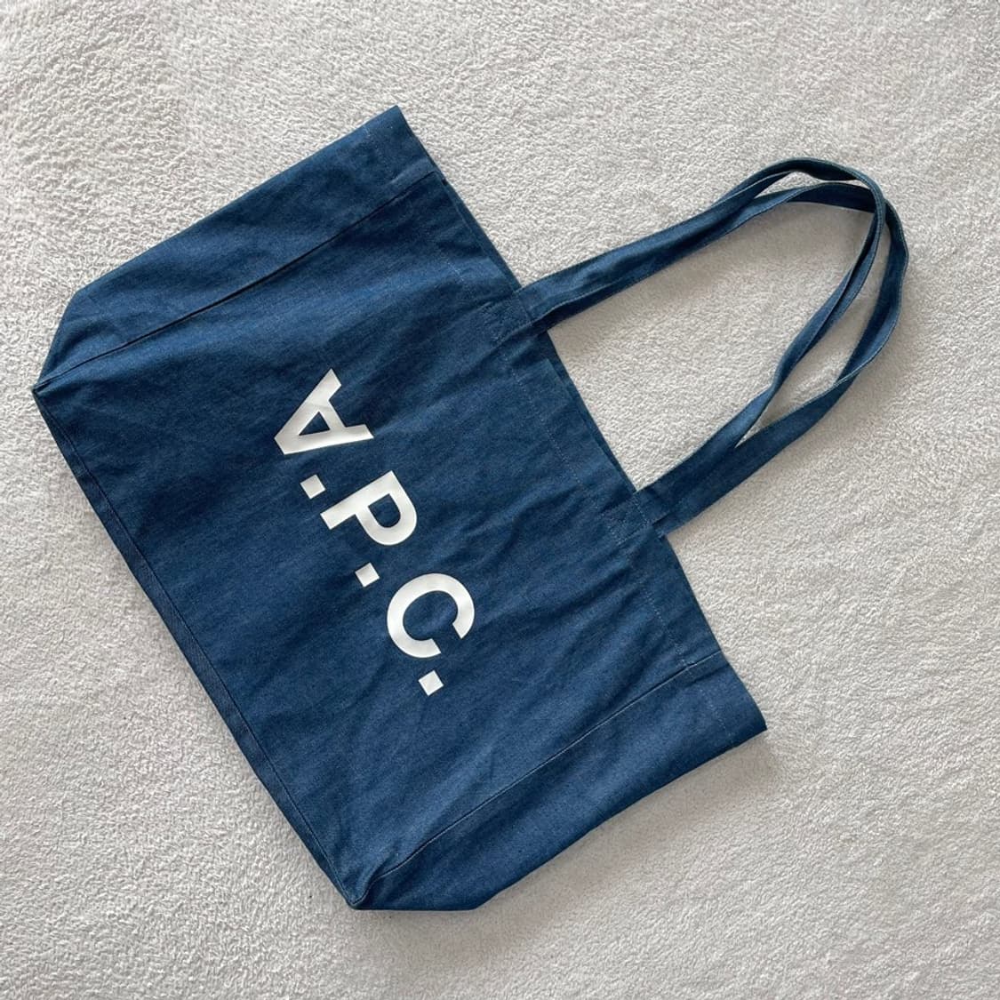 APC 아페쎄 데님 에코백 도트백 가방 상품이미지3