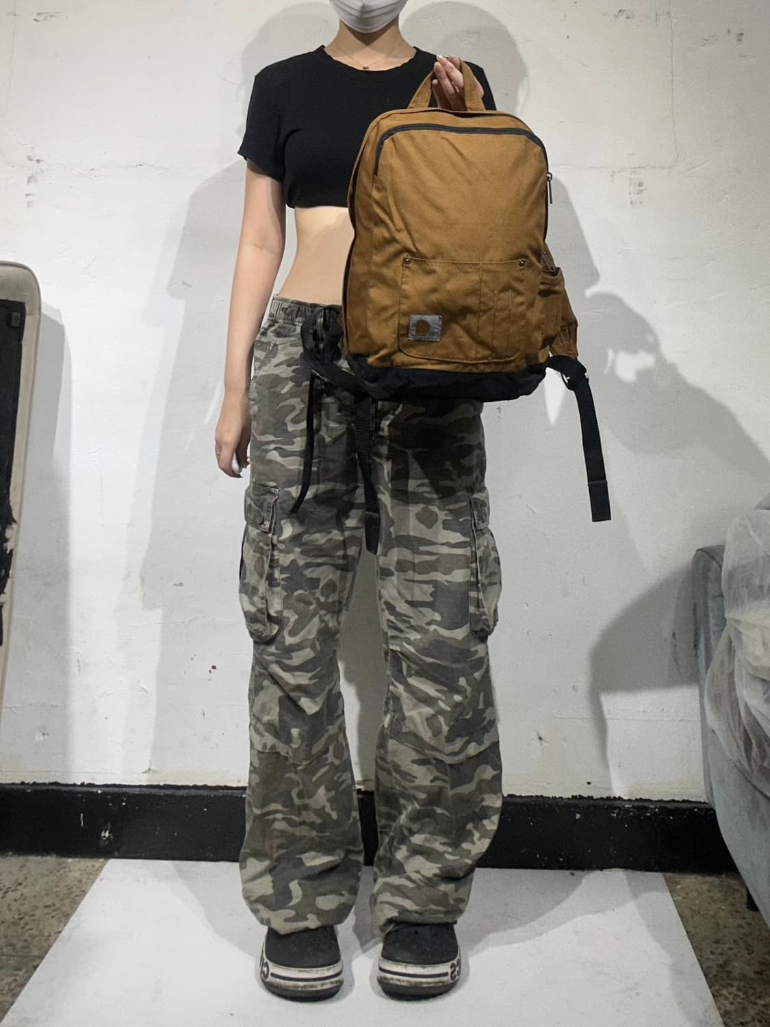 칼하트 된장 컨버스 미니 백팩 가방 책가방  상품이미지2