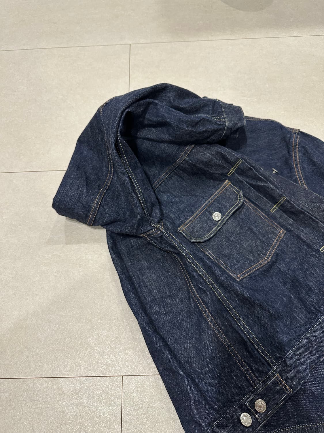 [48] Tcb Jeans 50‘s 원워시 2세대 데님자켓 상품이미지5