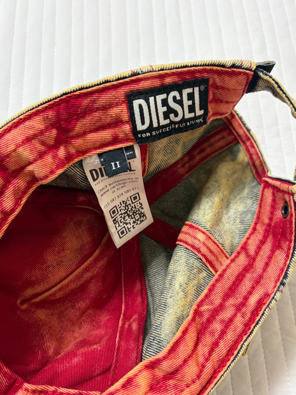 디젤 C-세이몬 볼캡 2사이즈 상품이미지3