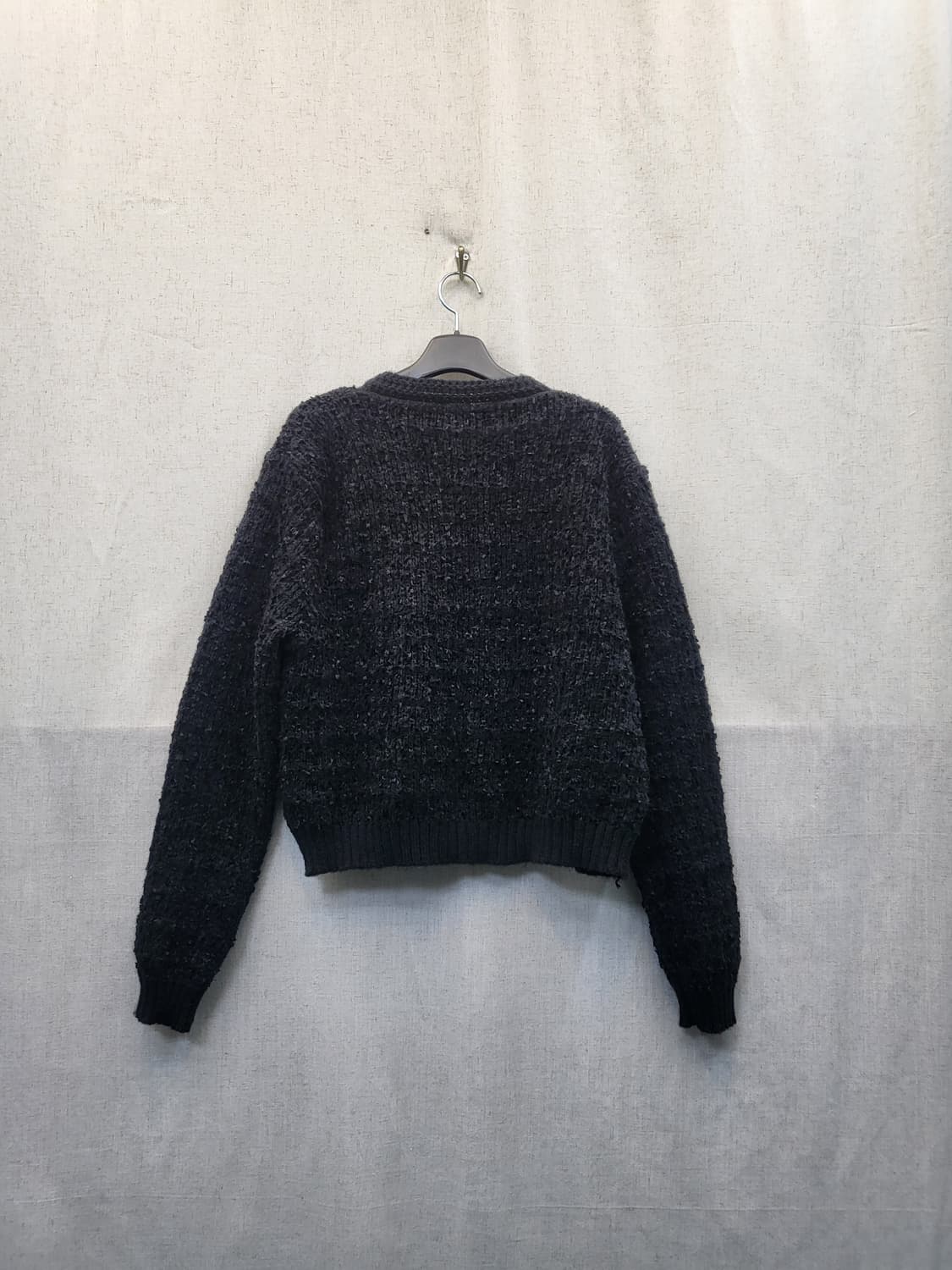 셀린느 블랙 트위드 가디건 상품이미지2