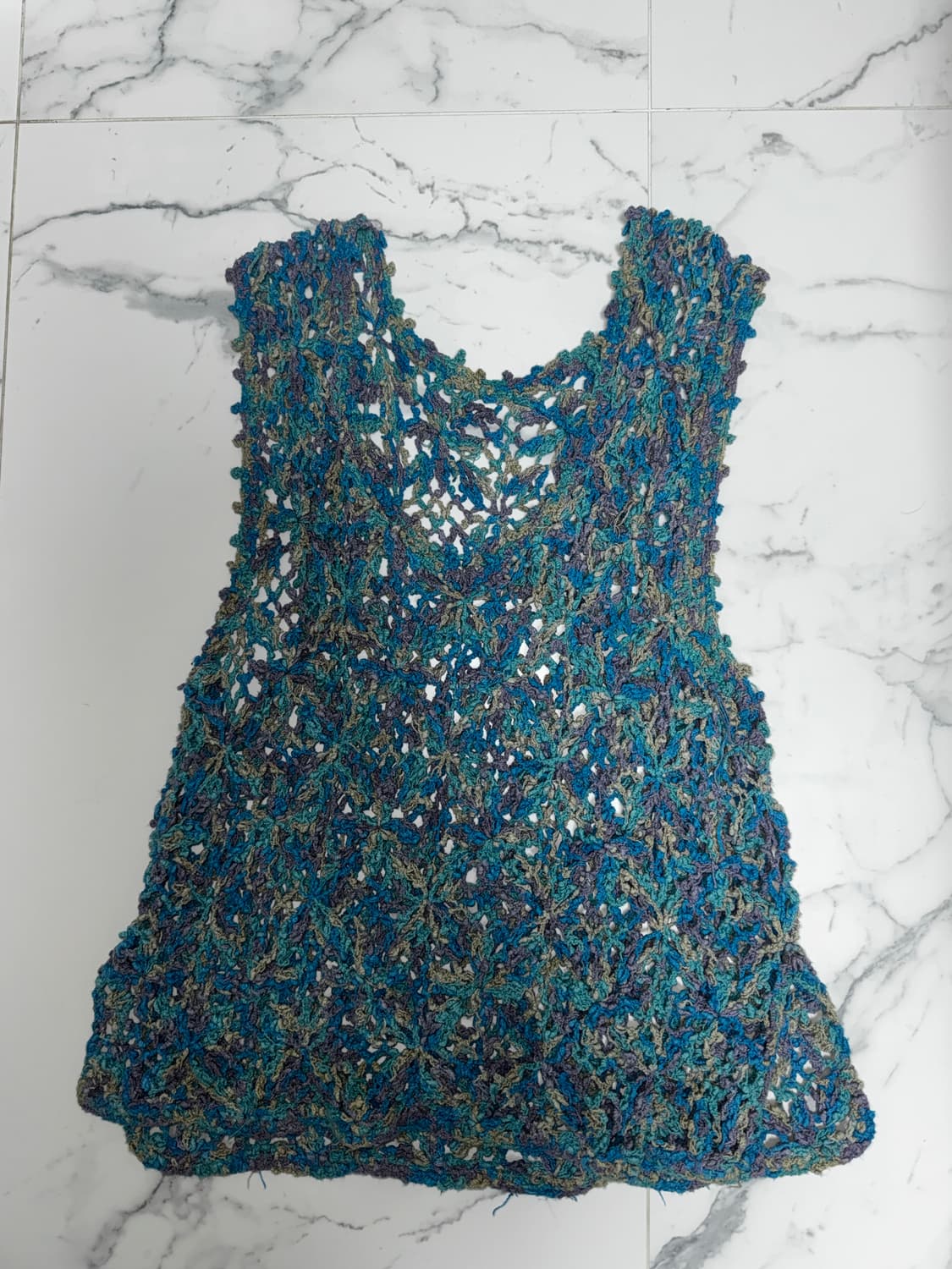 빈티지 하구미 모리걸 니트 슬리브리스 상품이미지1