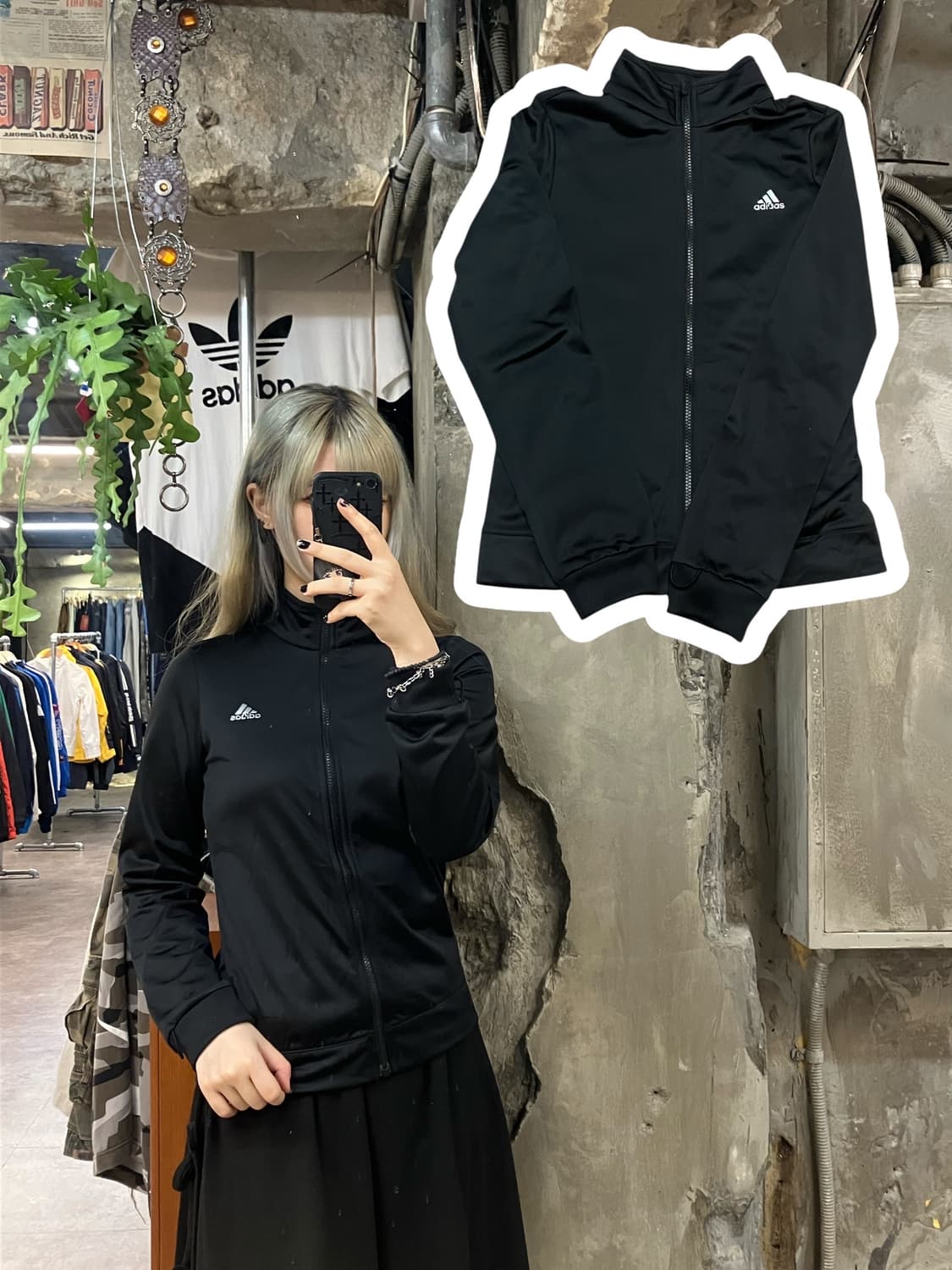 아디다스 져지 블랙 S  #csz833 상품이미지1