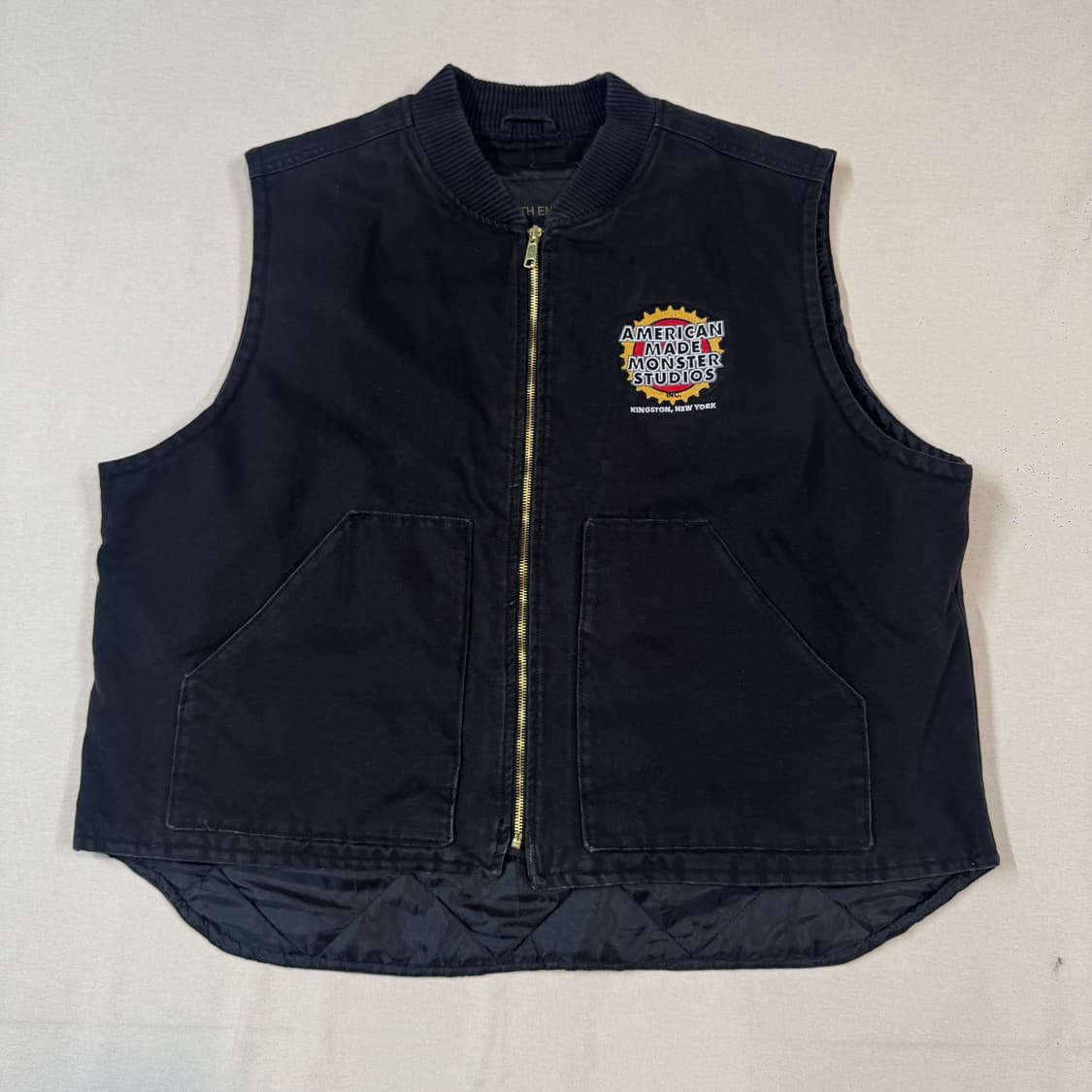 XXL) NORTH END USA 워크웨어 덕 캔버스 베스트 자켓 상품이미지3