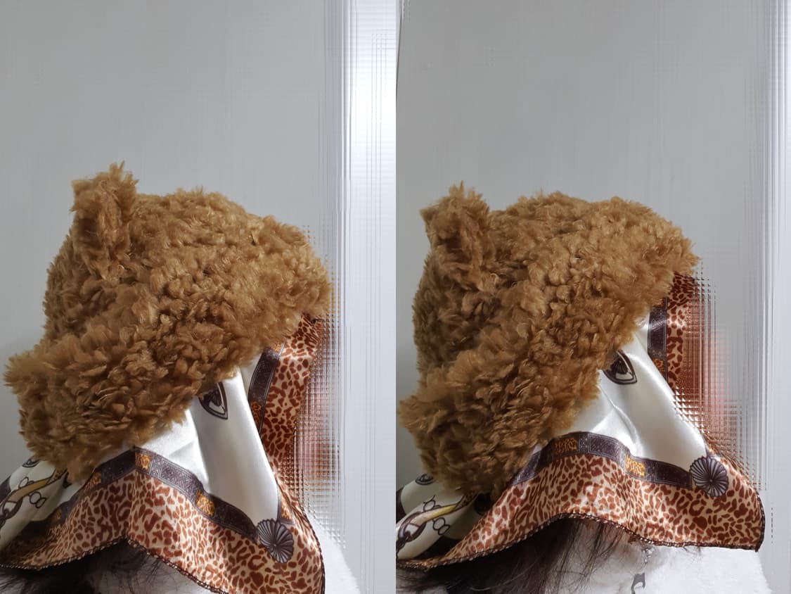 브라운 basicks 베이식스 베어 비니 뽀글이 곰돌이 벙거지 모자  상품이미지10