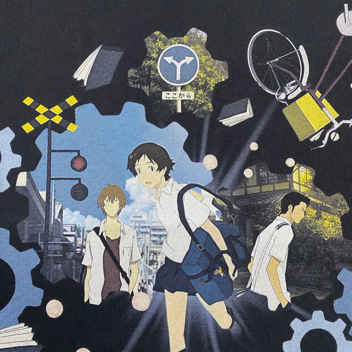 시달소 시간을달리는소녀 부틀렉 애니메이션 티셔츠 상품이미지5